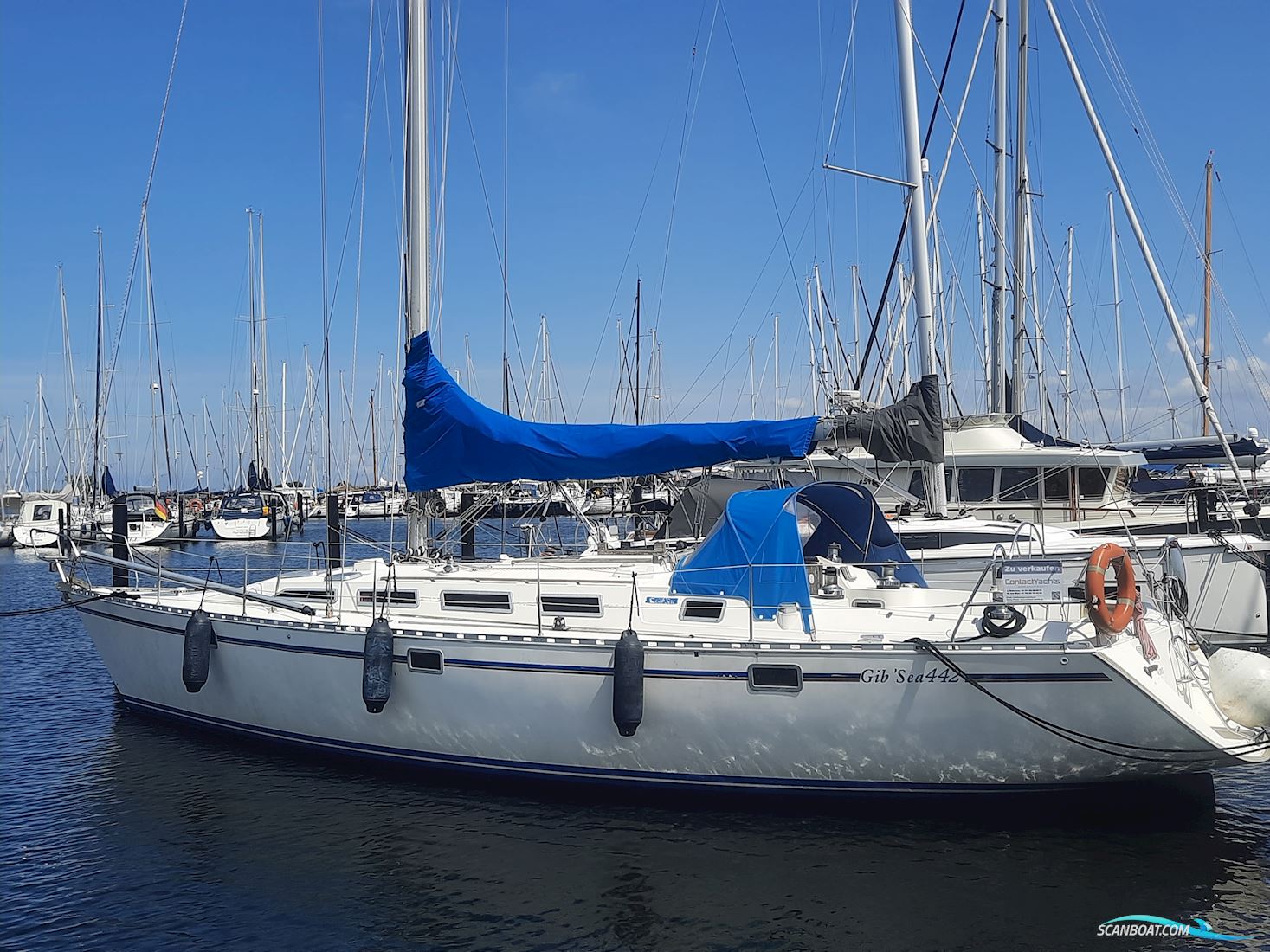 Gib Sea 442 Segelbåt 1992, med Perklins motor, Tyskland