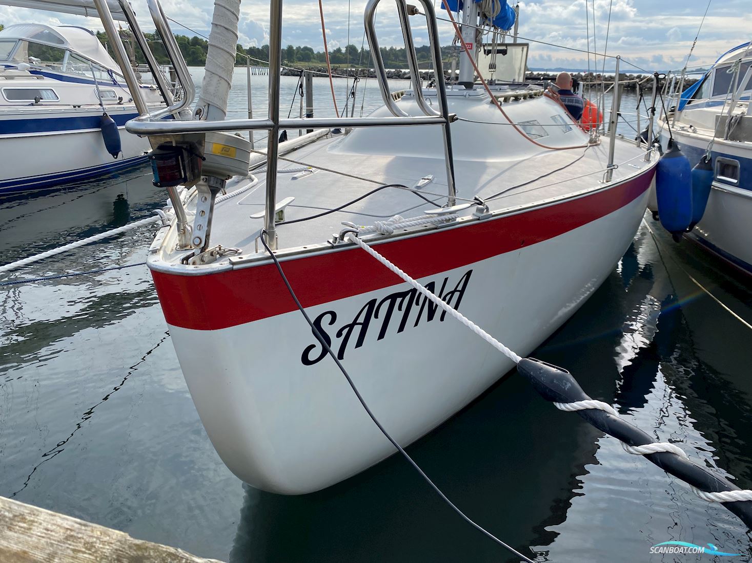 Grinde Segelbåt 1977, med Yanmar motor, Danmark