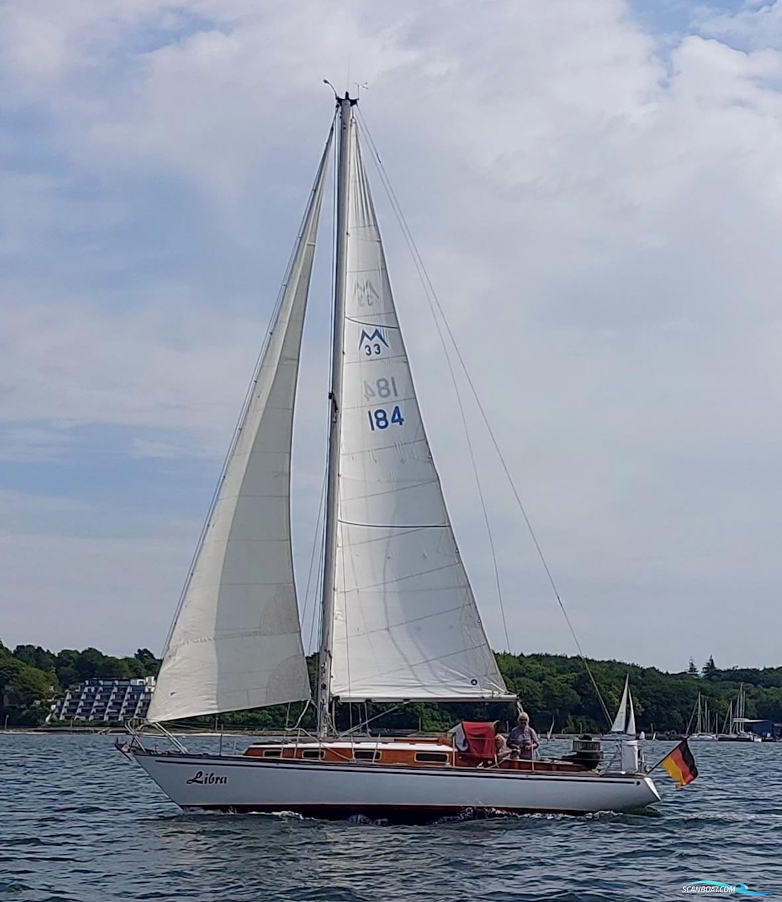 Hallberg Rassy Mistral 33 Segelbåt 1975, med Nanni N3.30Tmc40 motor, Tyskland