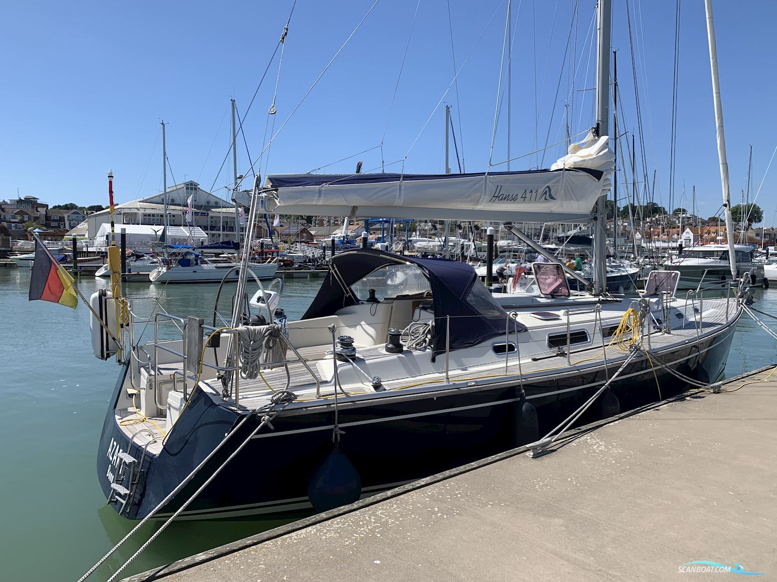 Hanse 411 Segelbåt 2005, med Yanmar motor, Belgien