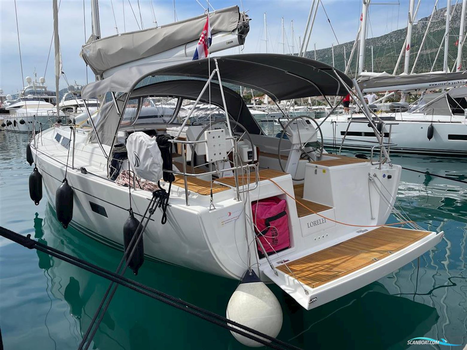 Hanse 455 Segelbåt 2017, med Yanmar - 57 HP, saildrive, 3-blade fixed propeller motor, Kroatien