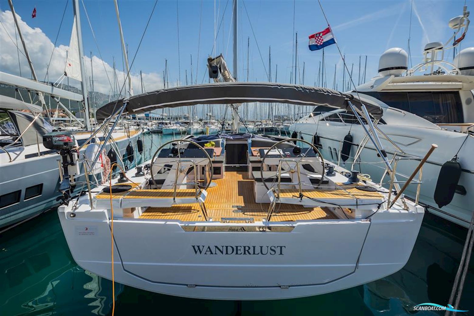 Hanse 460 Segelbåt 2024, med Yanmar 4JH57 motor, Kroatien