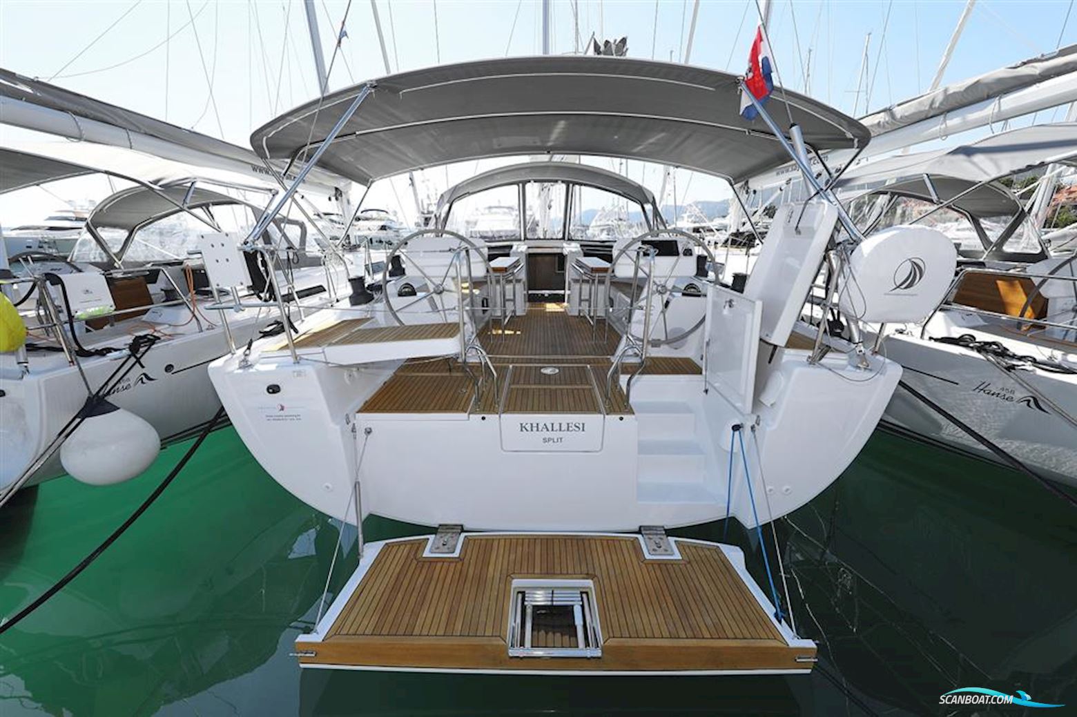 Hanse 508 Segelbåt 2020, med Yanmar 4JH80 motor, Kroatien