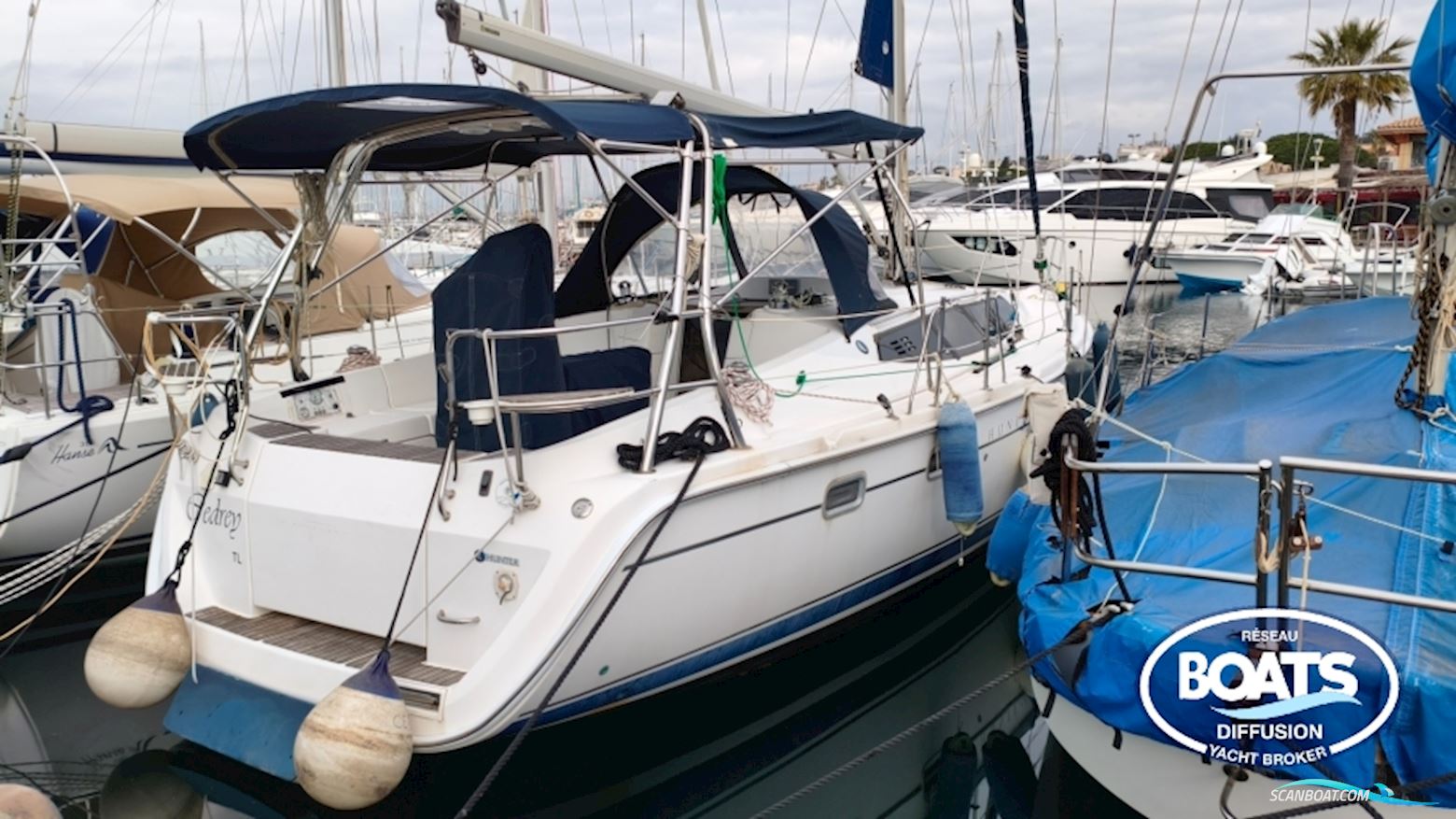 Hunter 36 e Segelbåt 2010, med Yanmar motor, Frankrike