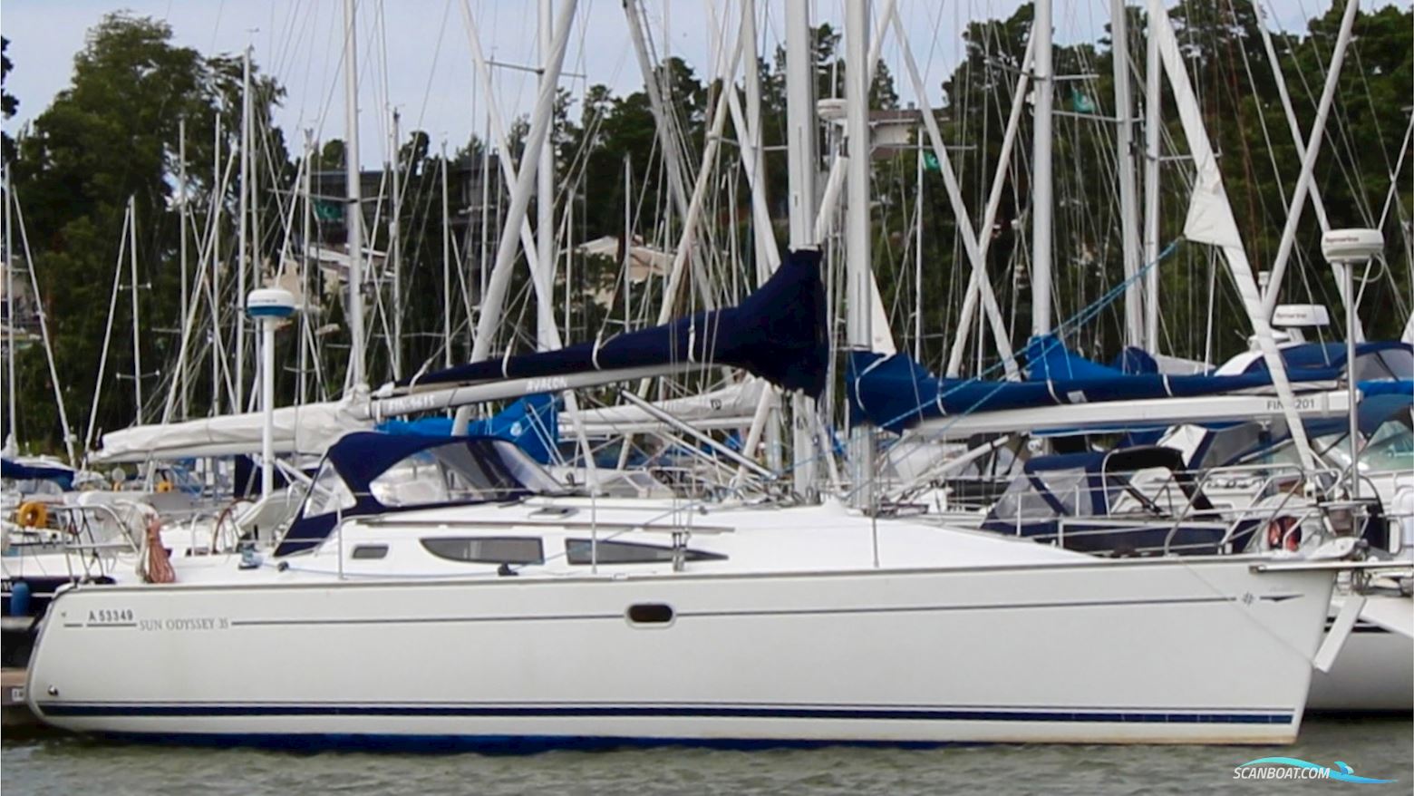 Jeanneau Sun Odyssey 35 Segelbåt 2003, med Yanmar 3GM30F motor, Finland