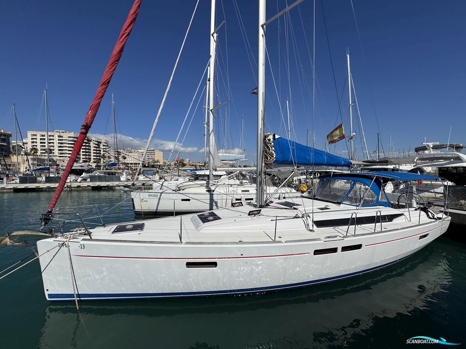 Jeanneau Sun Odyssey 469 Segelbåt 2013, Spanien