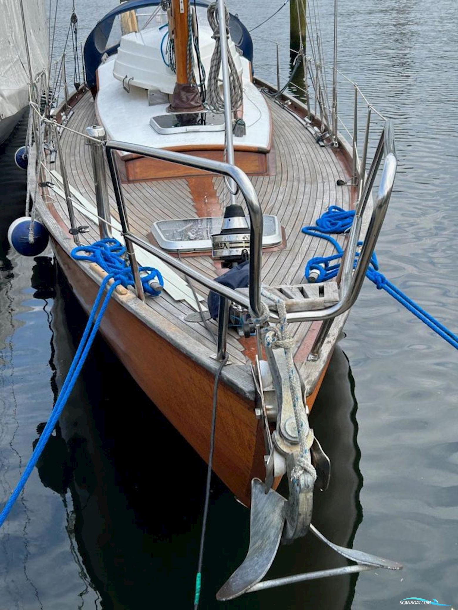 Klassische Holz Segelyacht