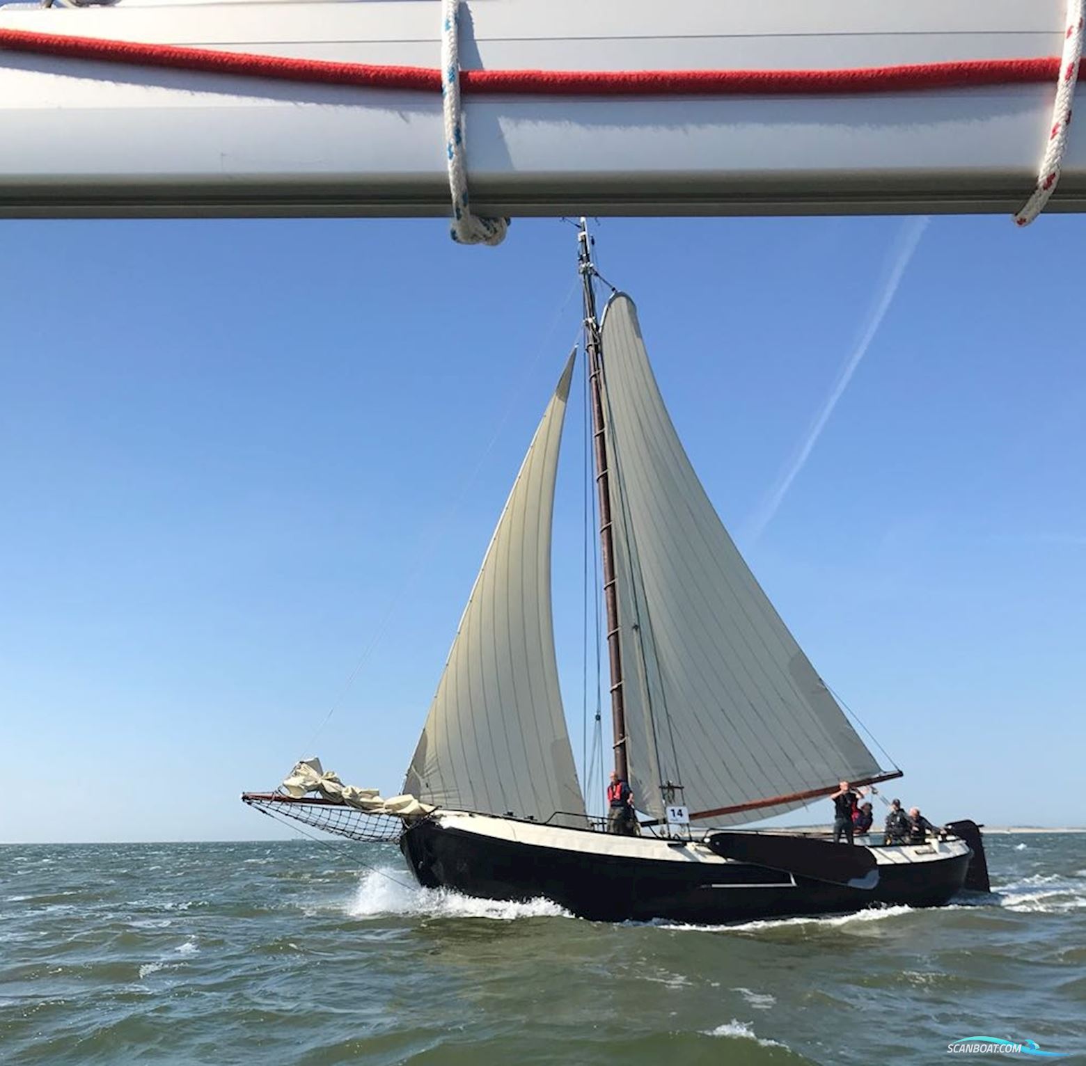 Lemsteraak Mosselaak Segelbåt 1914, med Daf motor, Holland