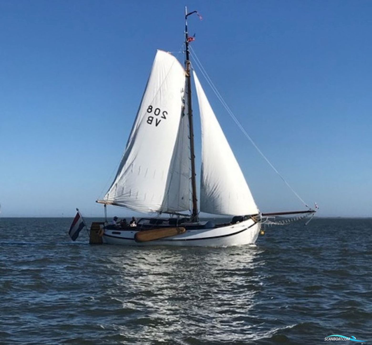Lemsteraak Zonnewind - Roefuitvoering Segelbåt 1993, med Volvo Penta motor, Holland