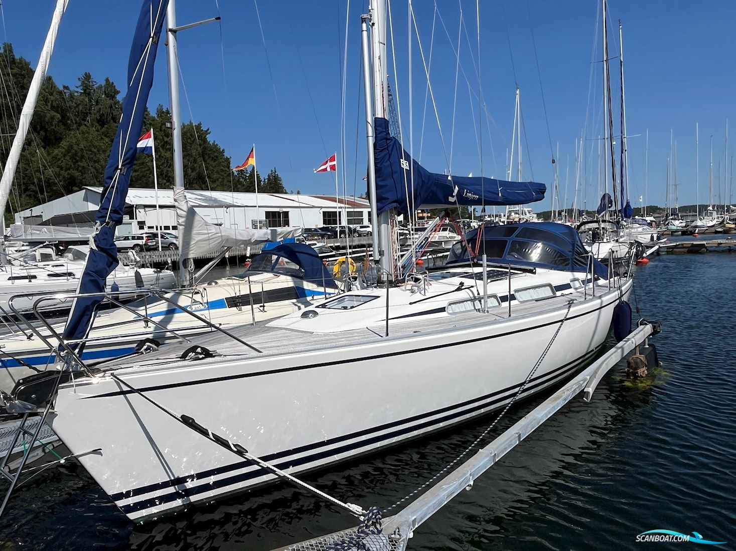 Linjett 34 Segelbåt 2017, med Yanmar 3YM30 motor, Sverige