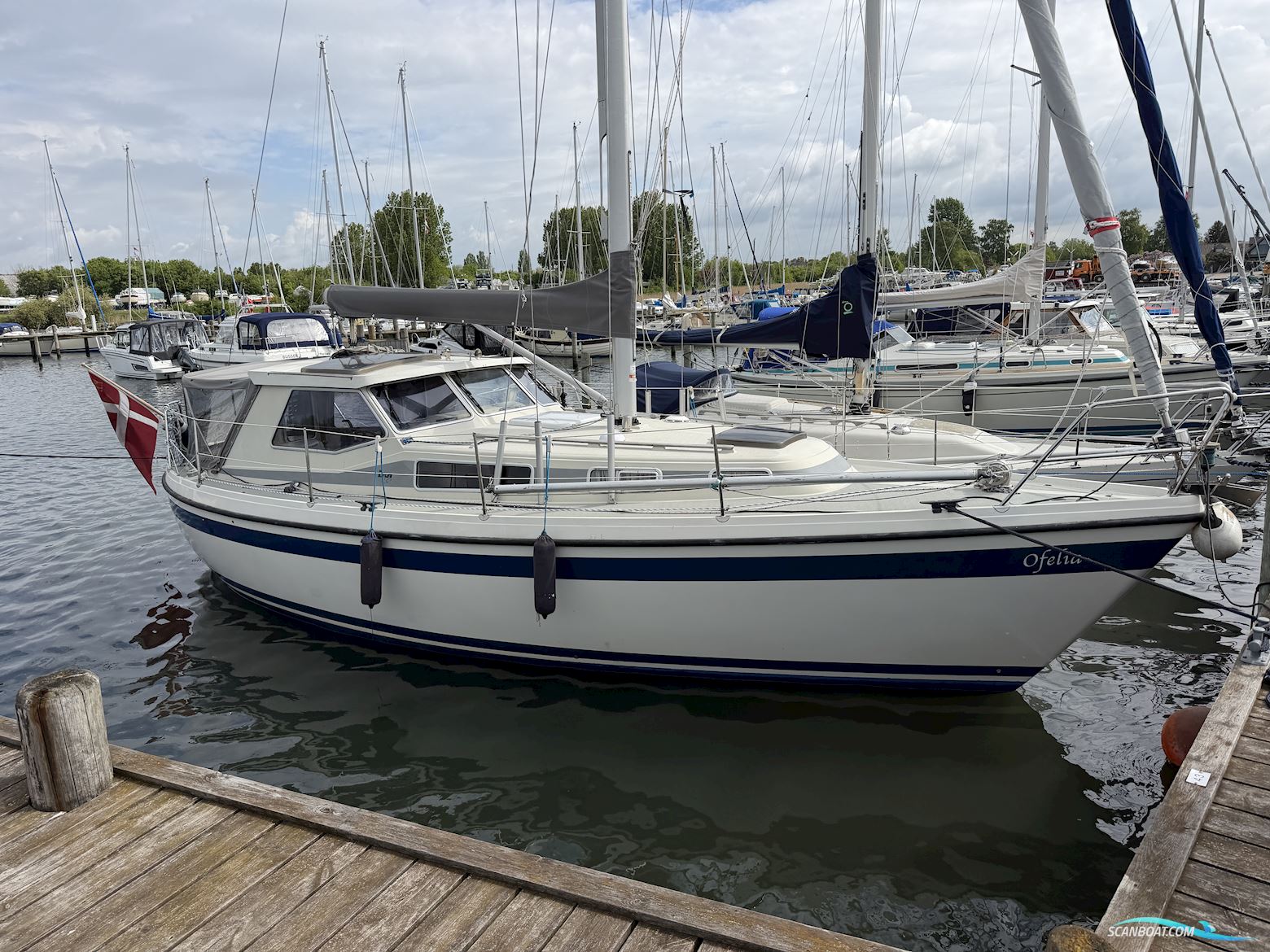 LM 32 Segelbåt 1984, med Bukh DV36 motor, Danmark