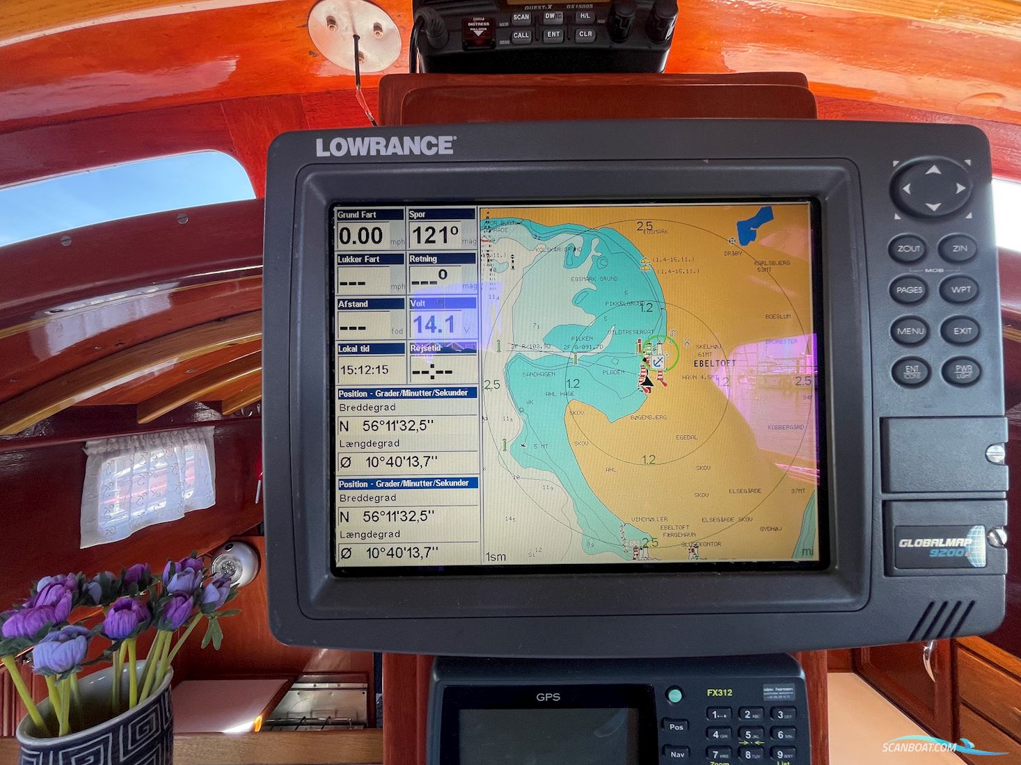 Mahogny Sejlbåd 32'