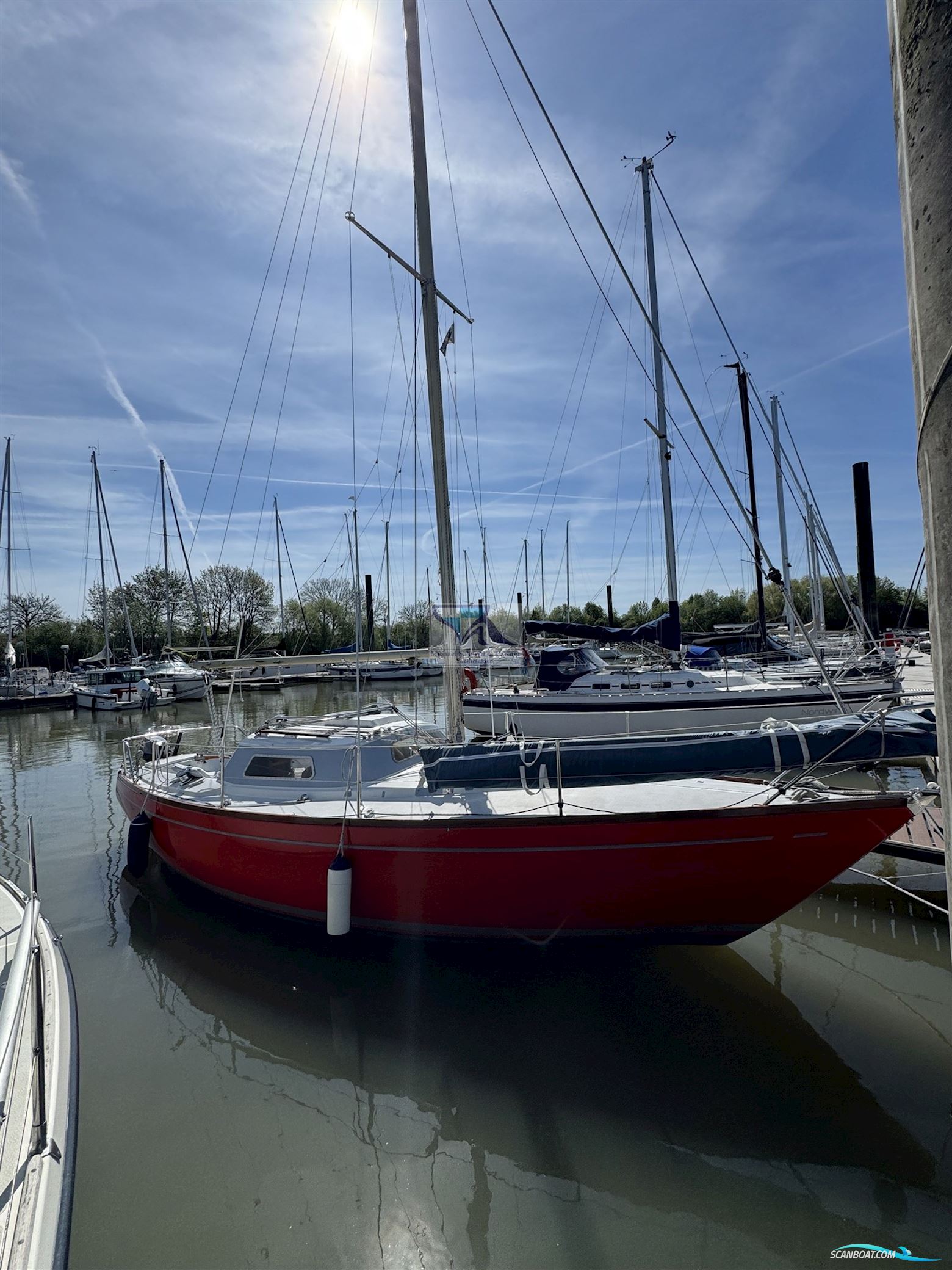 Mallard Ecume de Mer Segelbåt 1971, med Yamaha DMHL E-Start motor, Tyskland