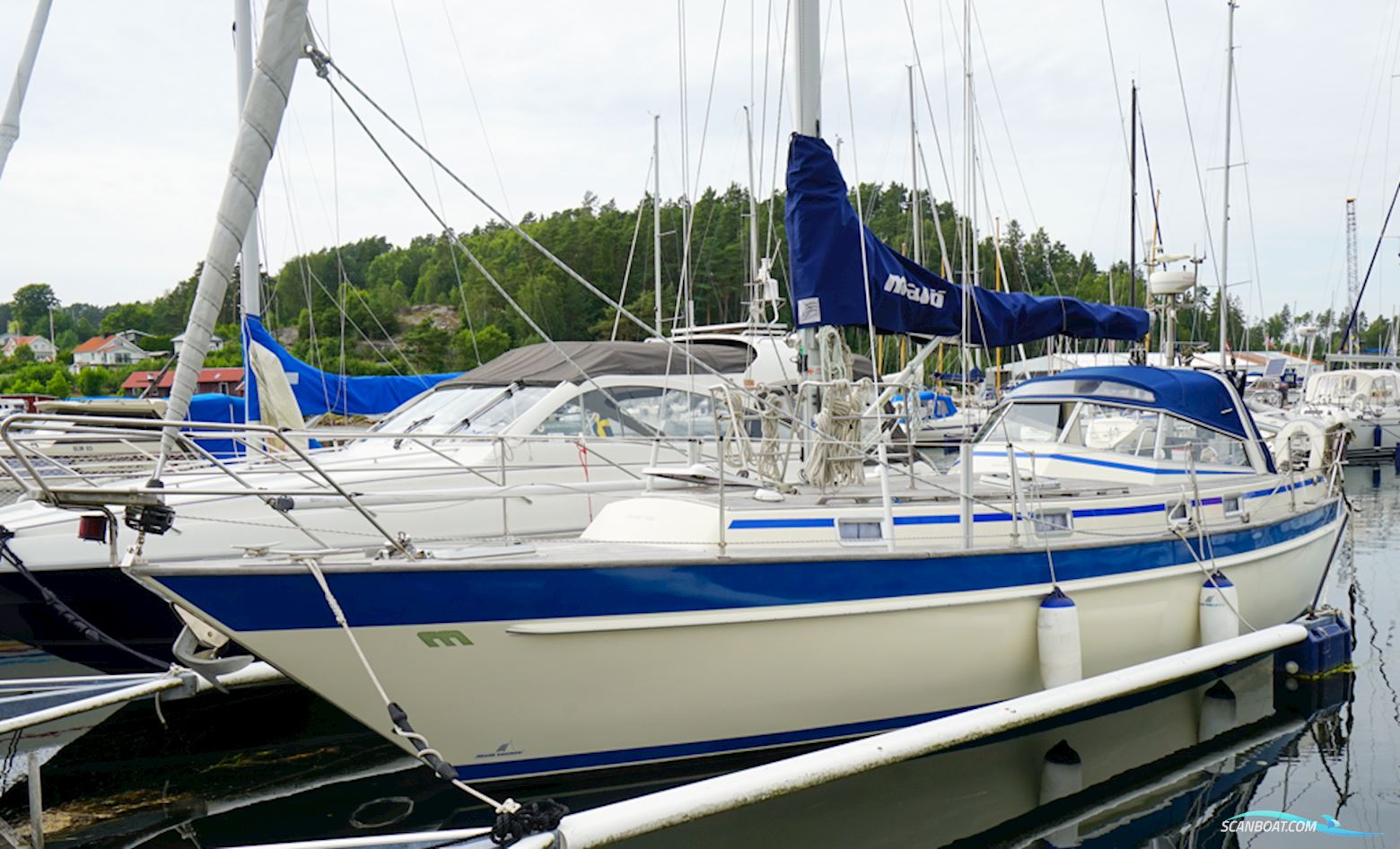 Malö 38 Segelbåt 1989, med Volvo-Penta MD 2003T motor, Sverige