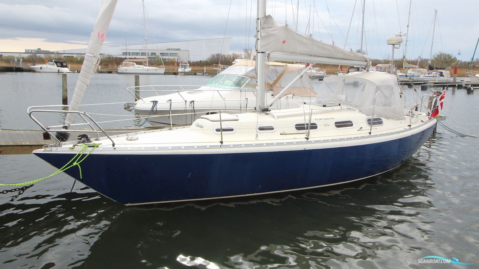 Marieholm Fortissimo 33  Segelbåt 1985, med Volvo Penta motor, Danmark