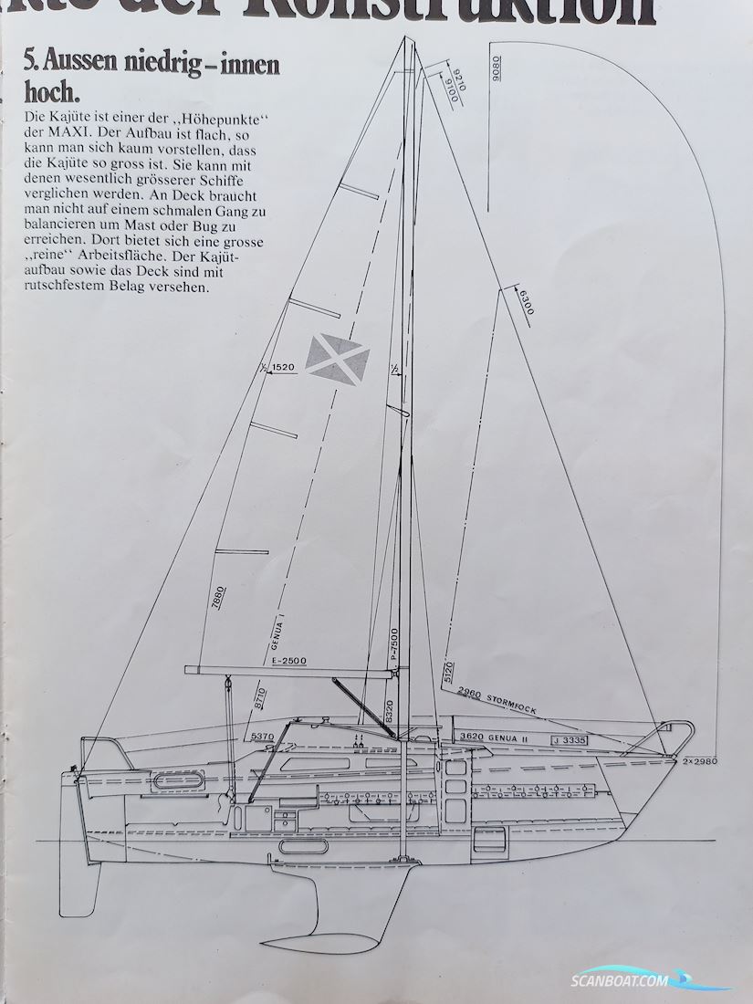 Maxi 77 Segelbåt 1979, med Volvo MD5 motor, Tyskland
