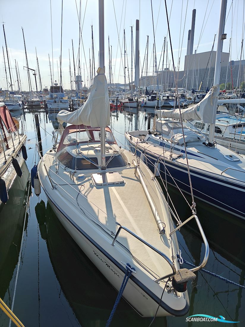Maxi Magic Segelbåt 1985, med Parsun  motor, Danmark