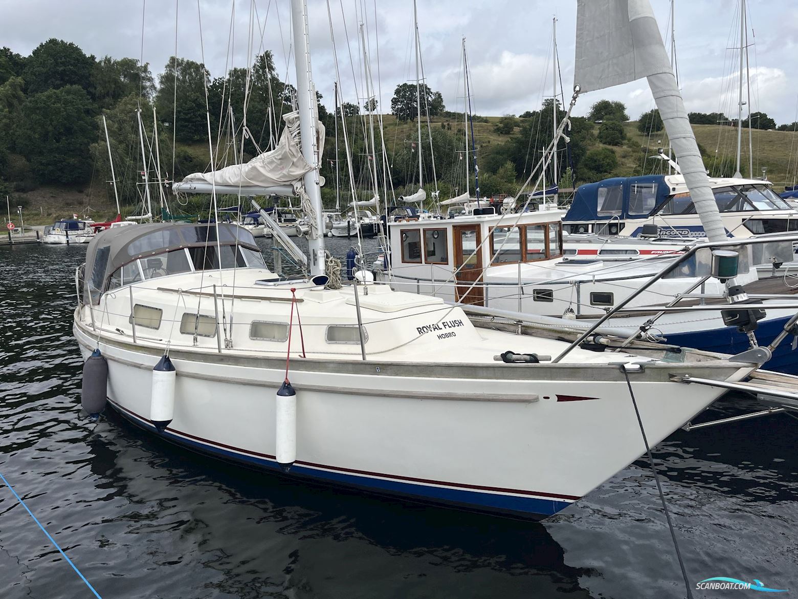 Najad 34S, 1978 - Hobro Segelbåt 1978, med Yanmar 3JH4E (2008) motor, Danmark