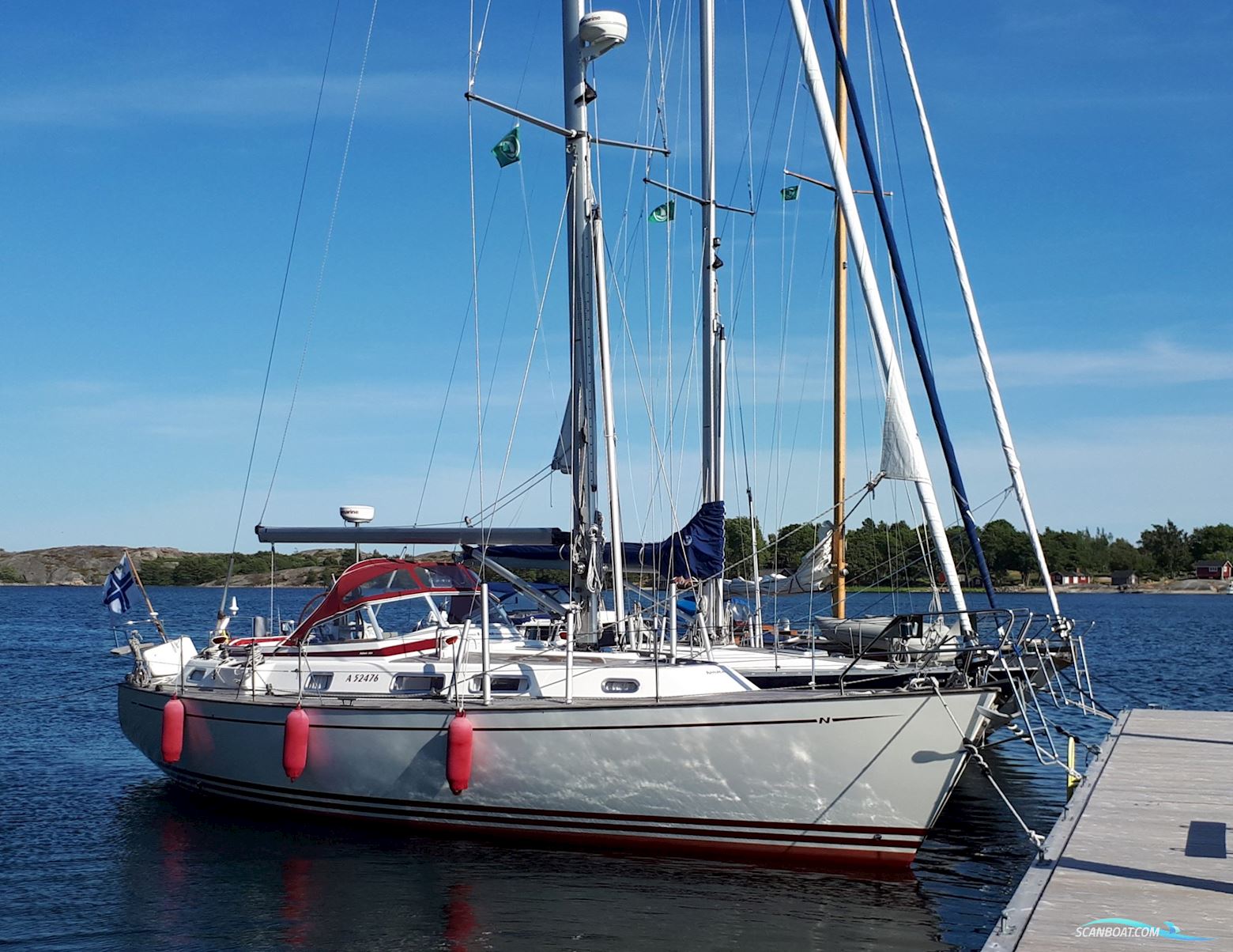 Najad 380 Segelbåt 2005, med Yanmar 4JH4-E motor, Finland