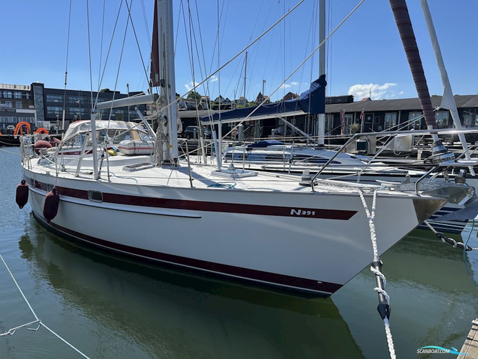 Najad 391 Segelbåt 2001, med Yanmar
 motor, Danmark