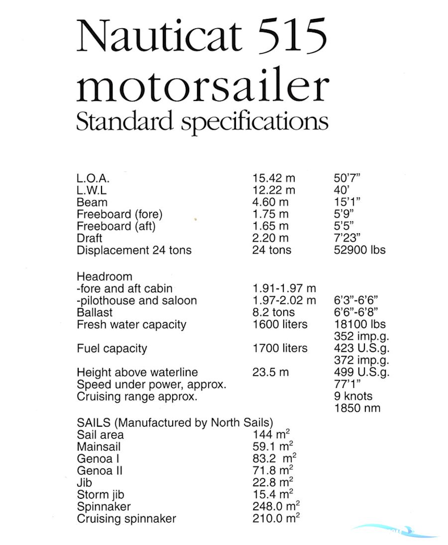 Nauticat 515 (Deck Saloon)