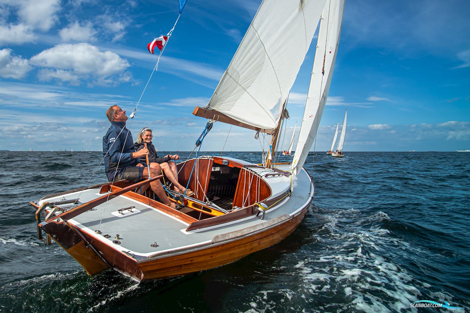 Nord. Folkeboot Segelbåt 1973, med Suzuki motor, Tyskland