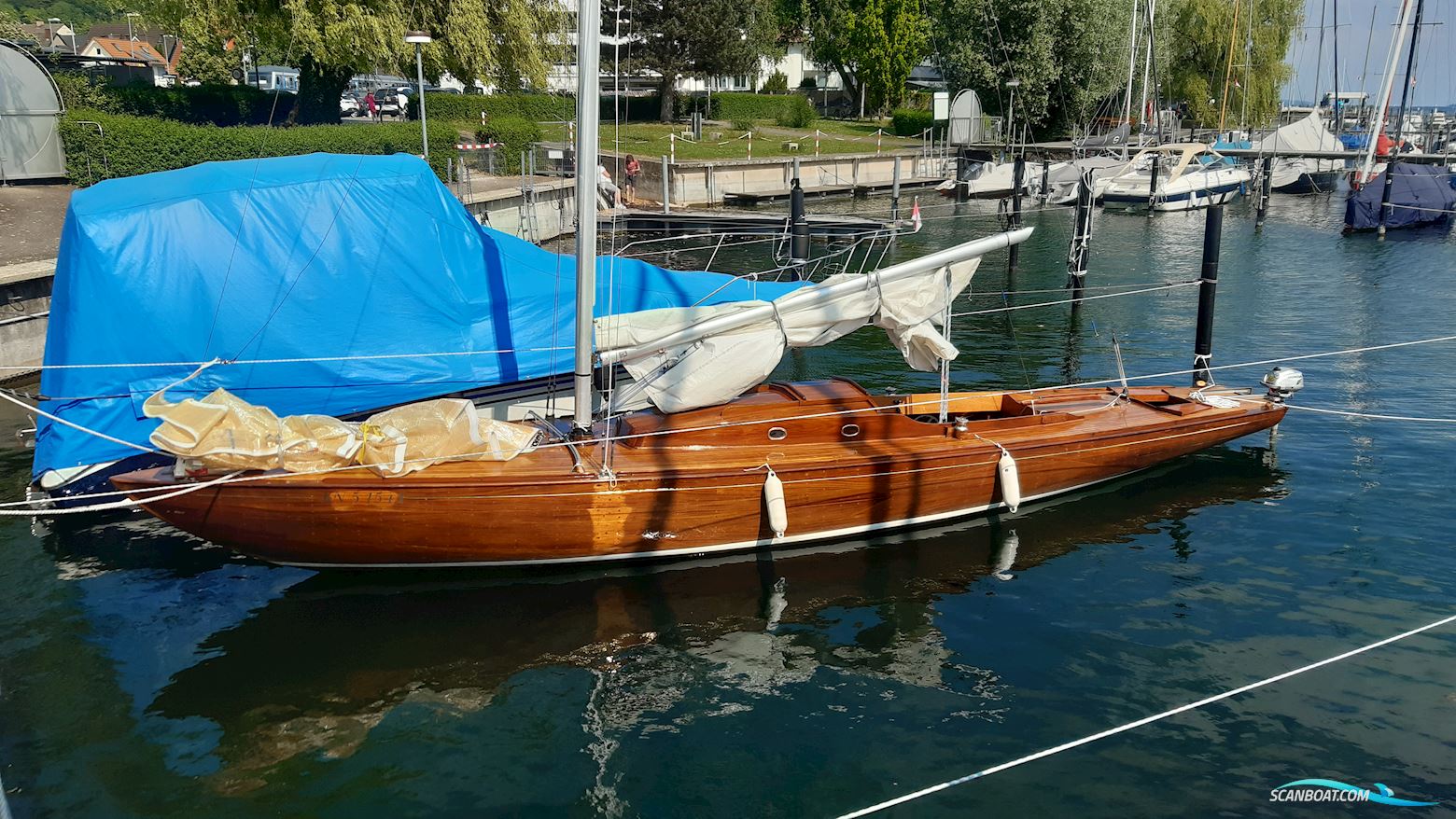 Nordic Crusier 5.5mR Yacht Segelbåt 1959, med Honda motor, Tyskland