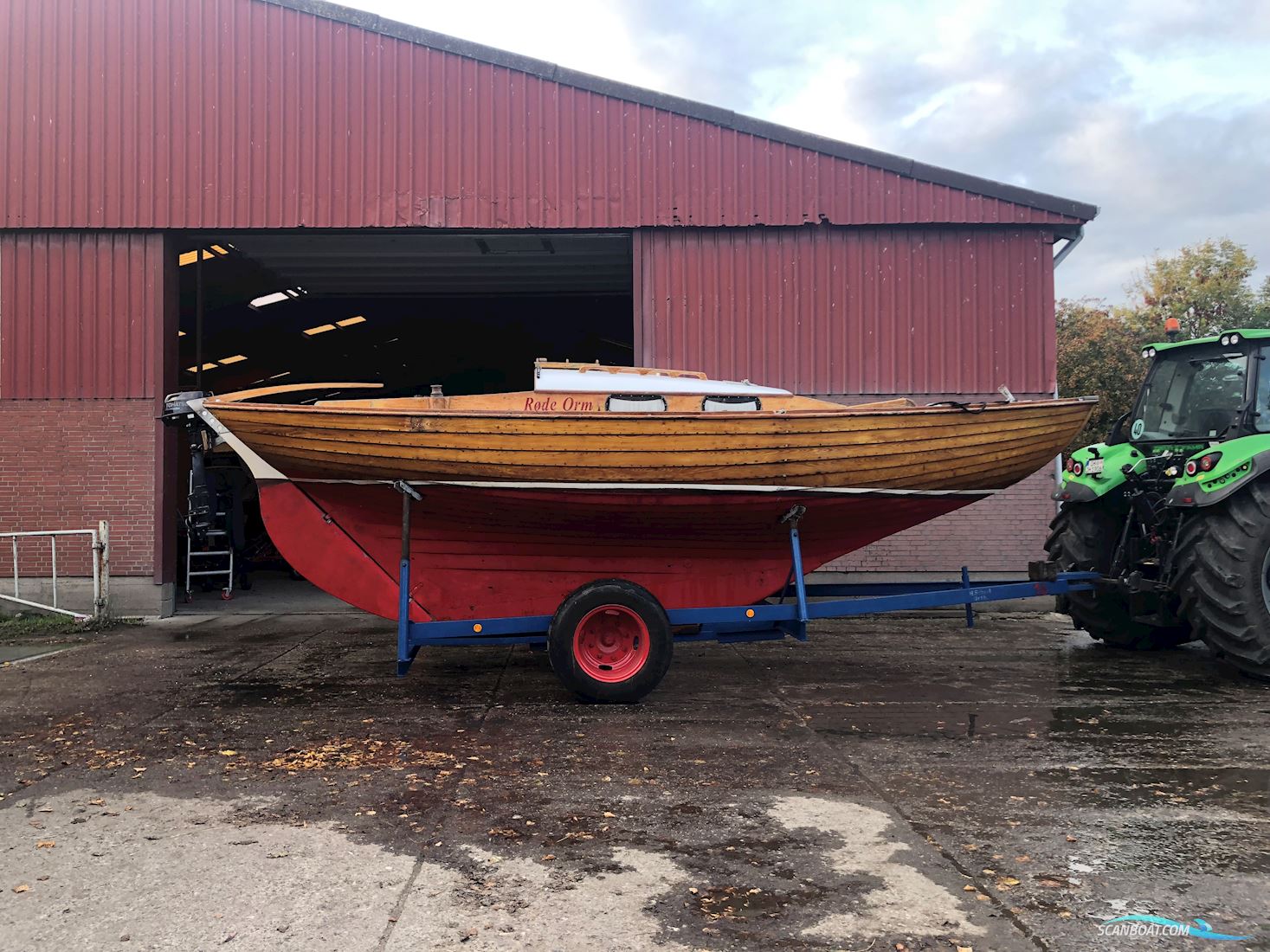 Nordic Folkboat Segelbåt 1972, med Tohatsu motor, Tyskland