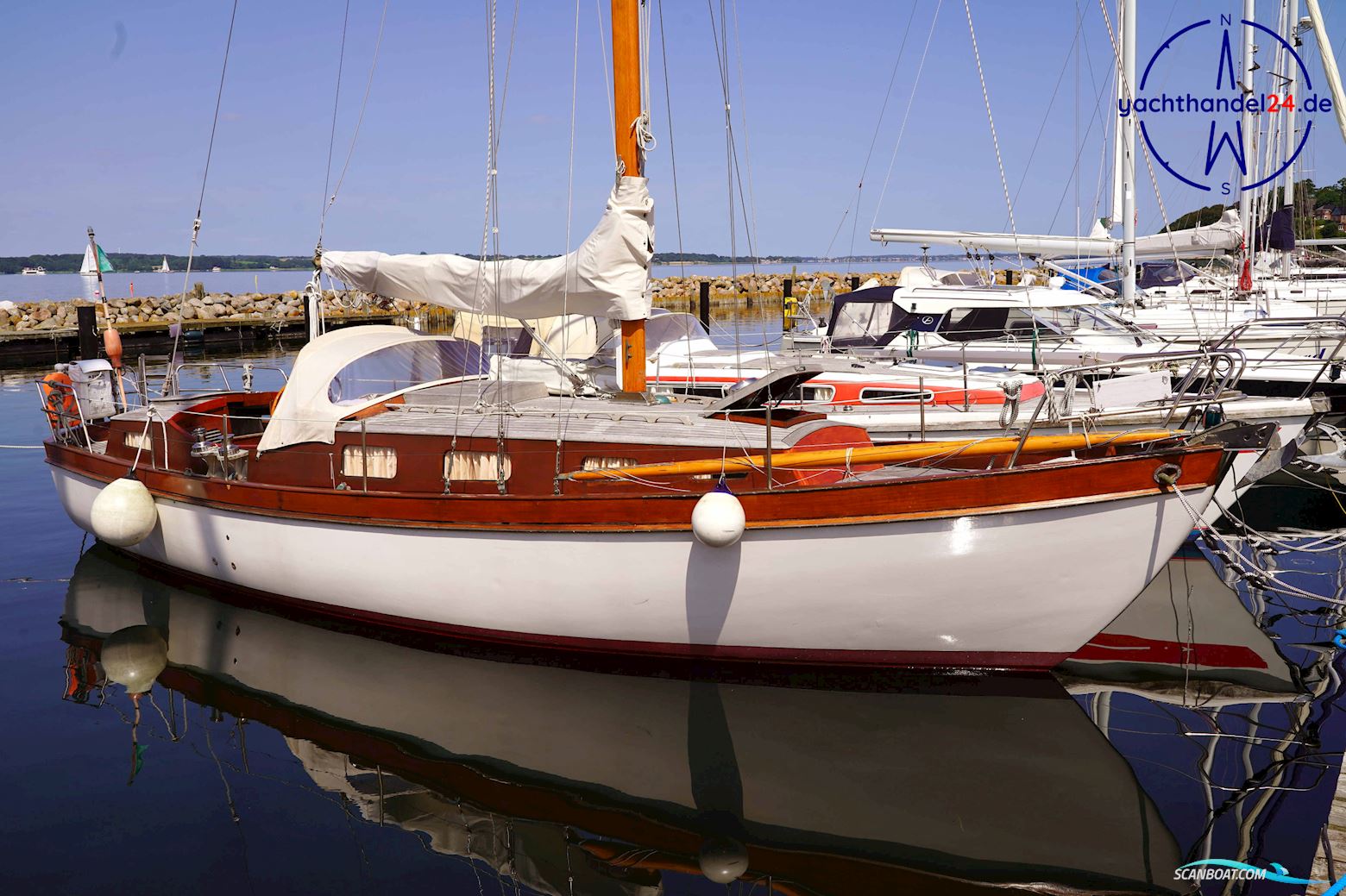 Rathje Holzyacht - Meisterstück Segelbåt 1963, med Nanni Diesel 4.150 HE motor, Tyskland