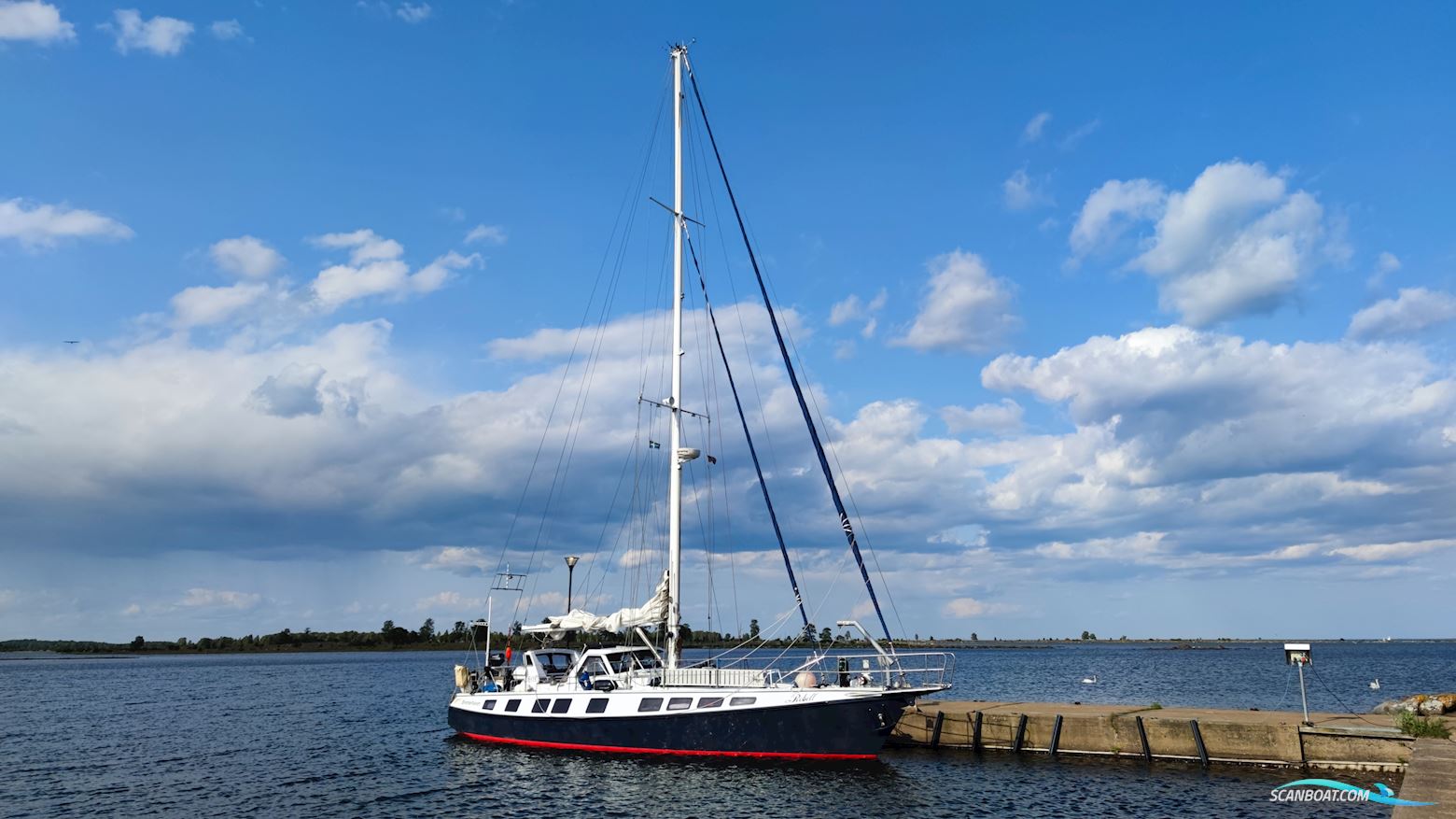 Reinke Eigenbau K.-E.Arnold Segelbåt 1987, med Perkins motor, Tyskland