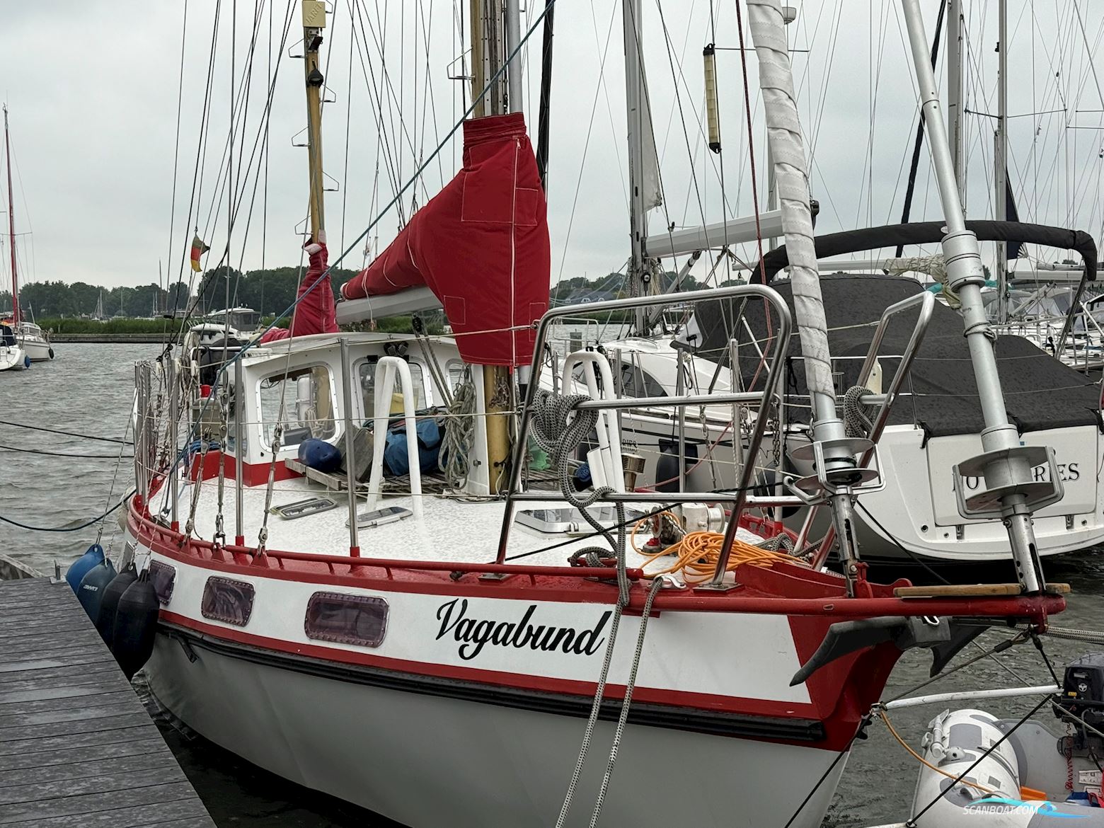 Robert Tucker Ketch R393 Segelbåt 1978, med Nanni Diesel motor, Holland