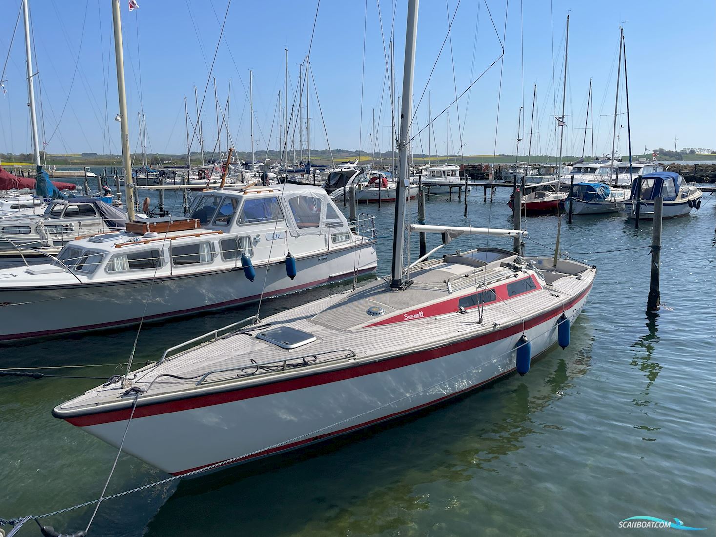 Scankap 99 Segelbåt 1980, med Volvo Penta D1-13 motor, Danmark