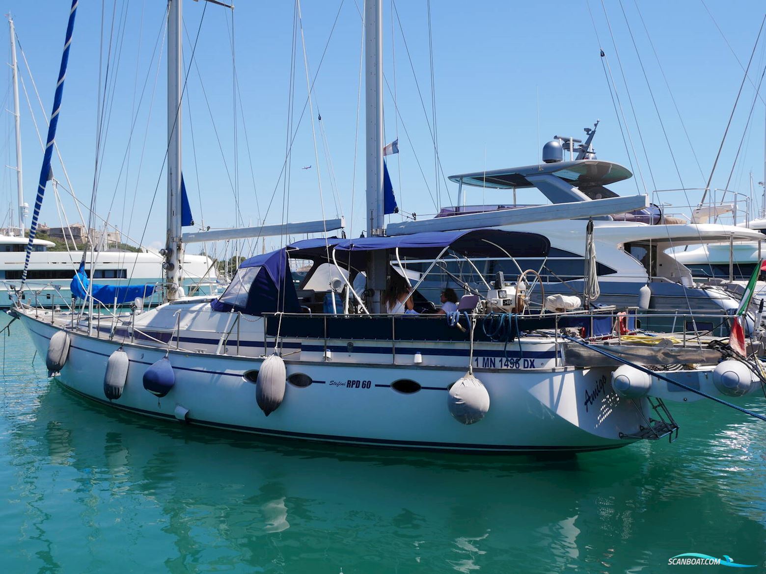 Stefini RPD 60 Segelbåt 1981, med Cummins 6bta 5.9 motor, Italien