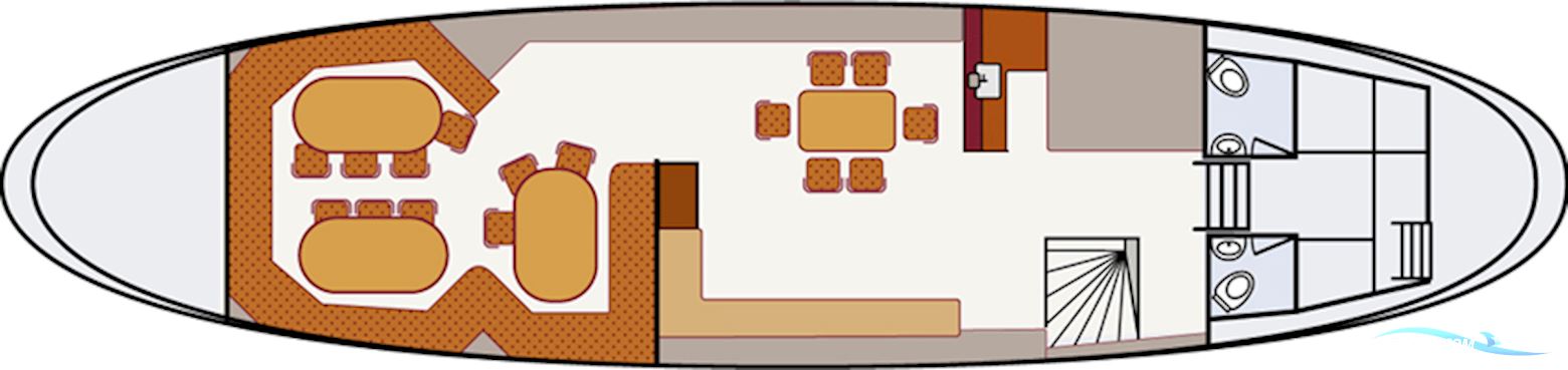 Stevenaak Zeilcharter geschikt als woonschip te koop