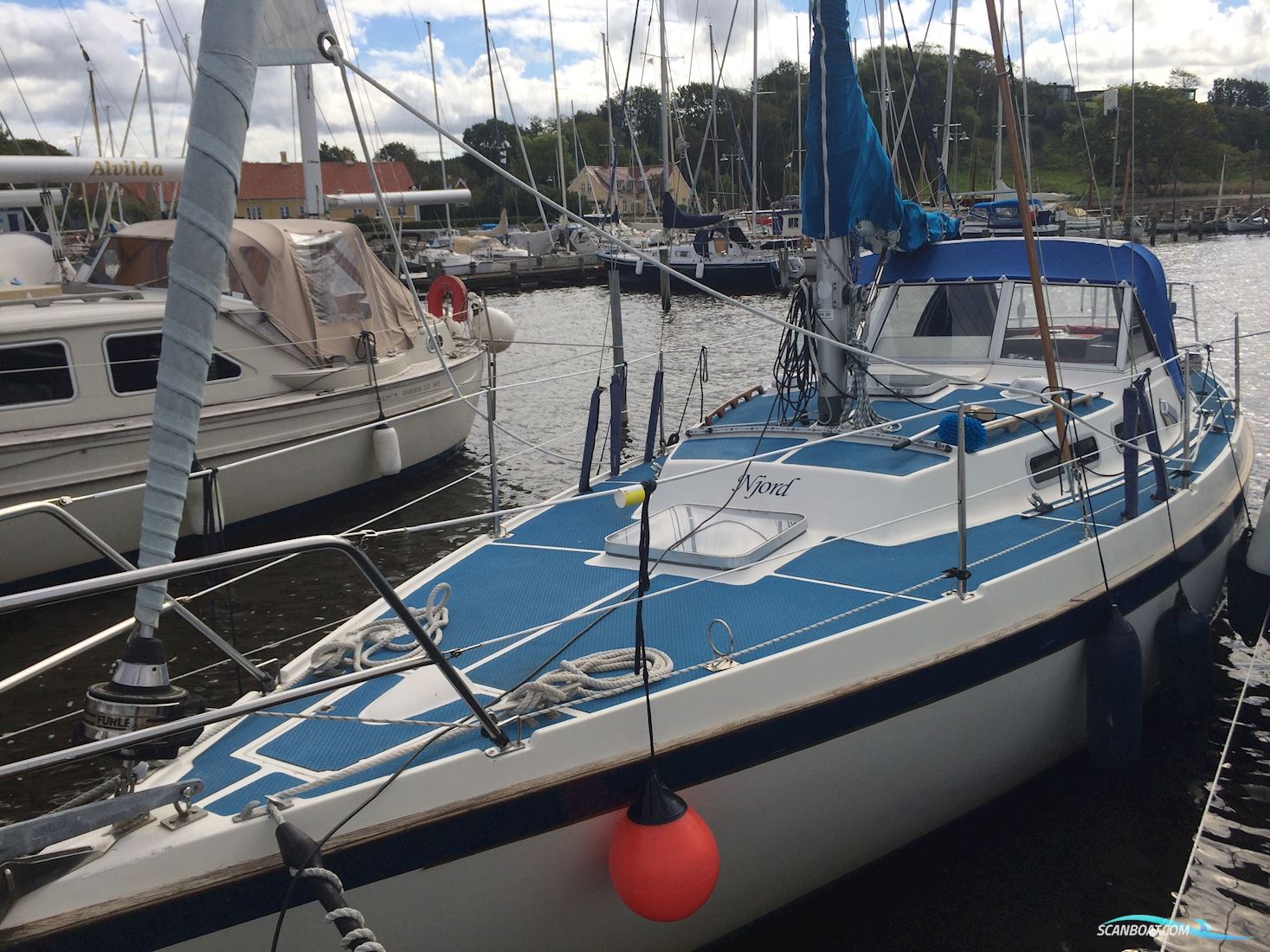 Targa 96 Segelbåt 1979, med Volvo Penta d1 30 motor, Danmark