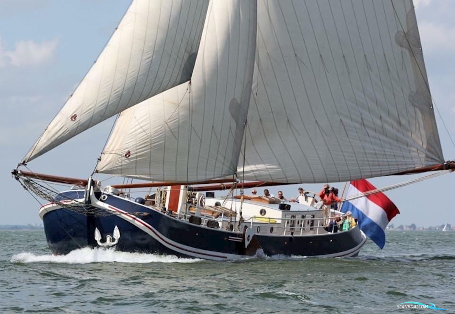 Tjalk Groninger 23.00 Segelbåt 1893, med Iveco motor, Holland