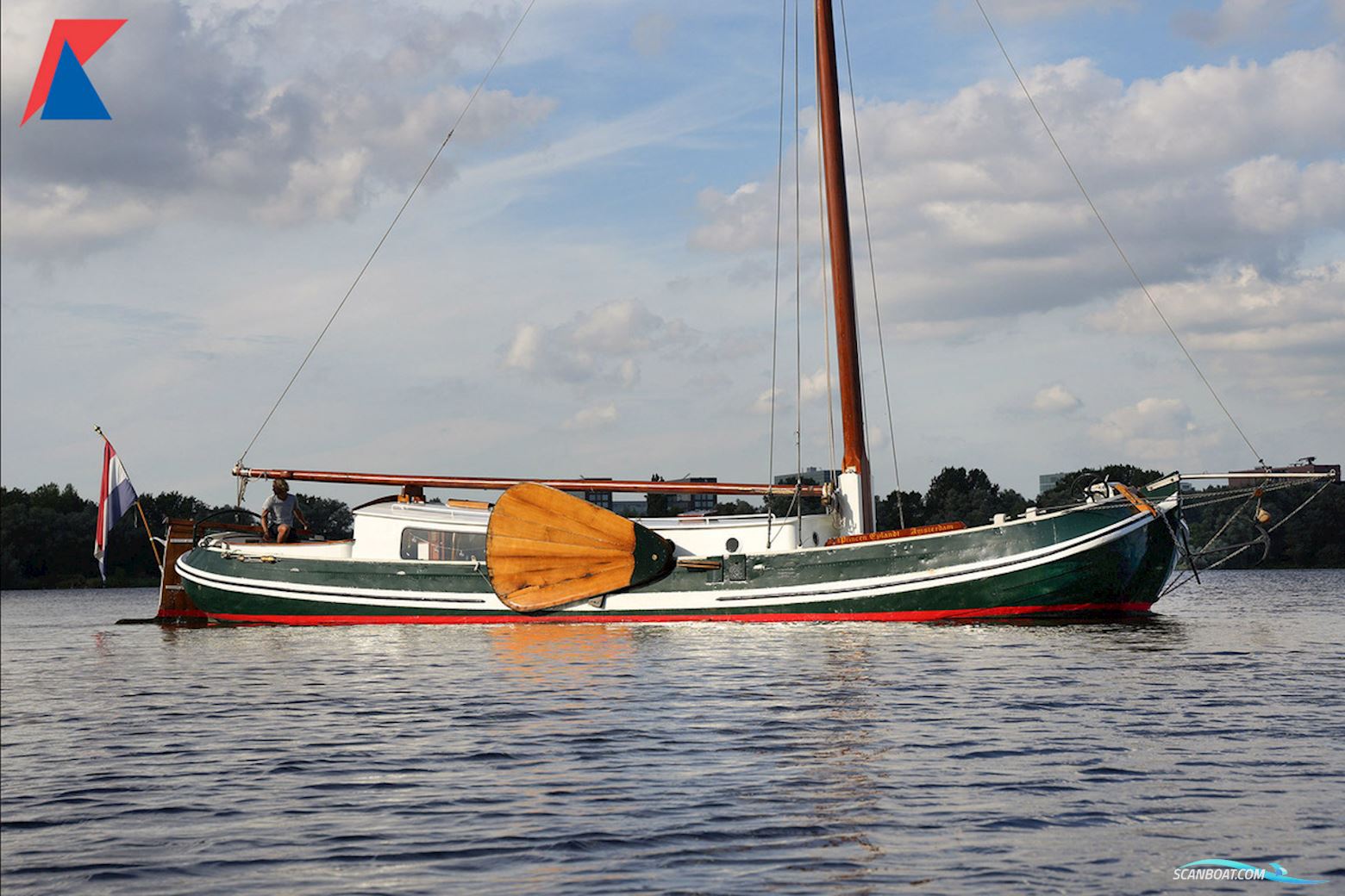 Tjalk Segelbåt 1905, Holland