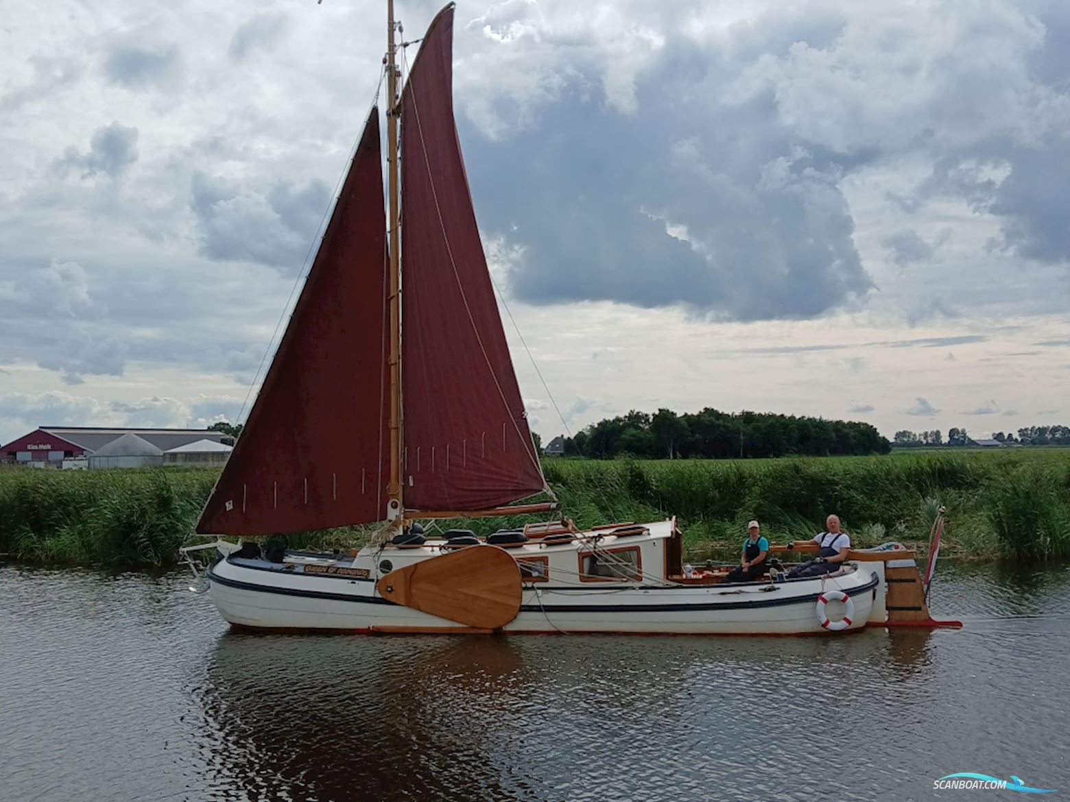 Tjalk Zeiltjalk Segelbåt 1928, med Timray motor, Holland