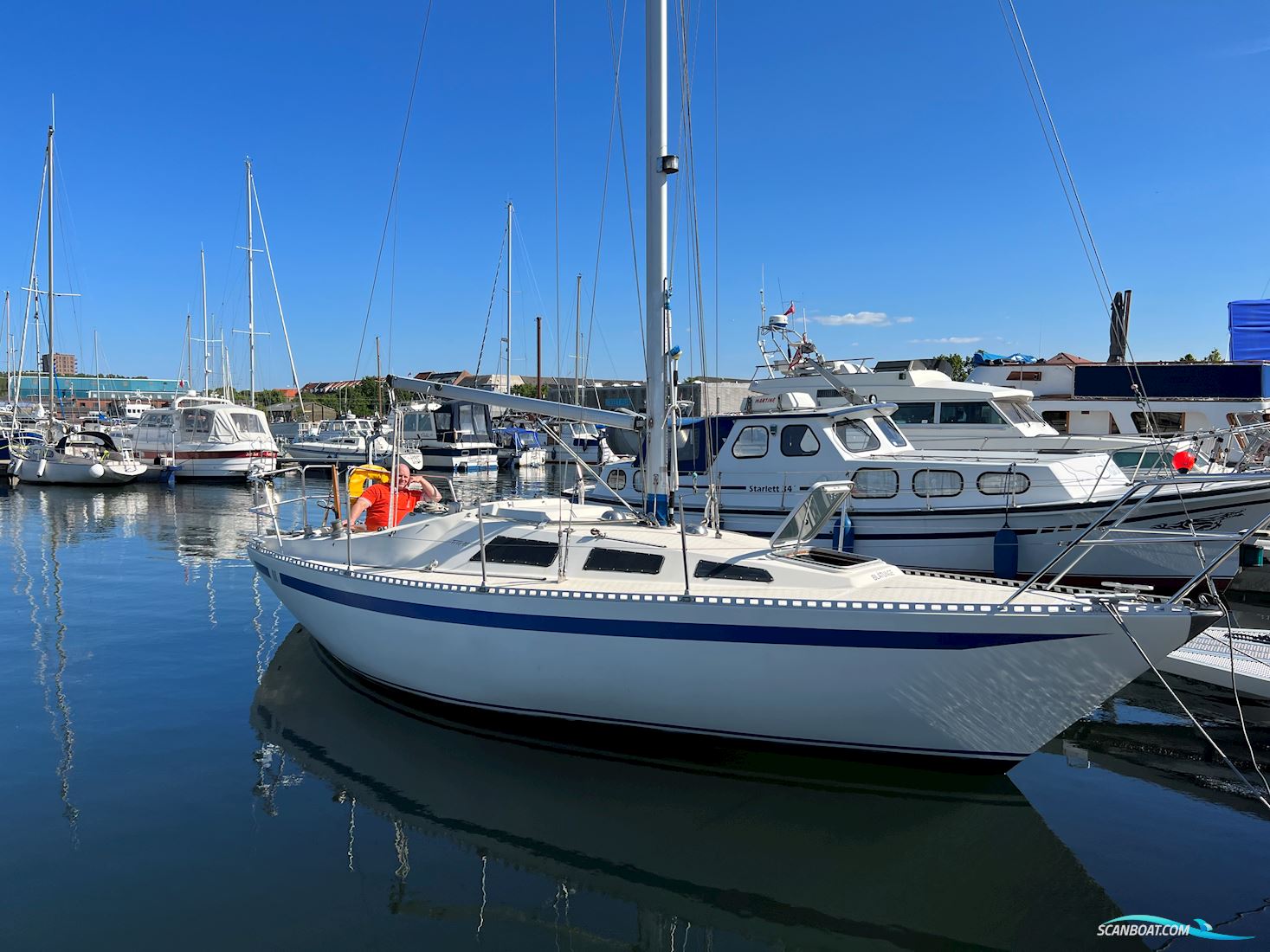 Trio 80 Segelbåt 1979, med Yanmar motor, Danmark