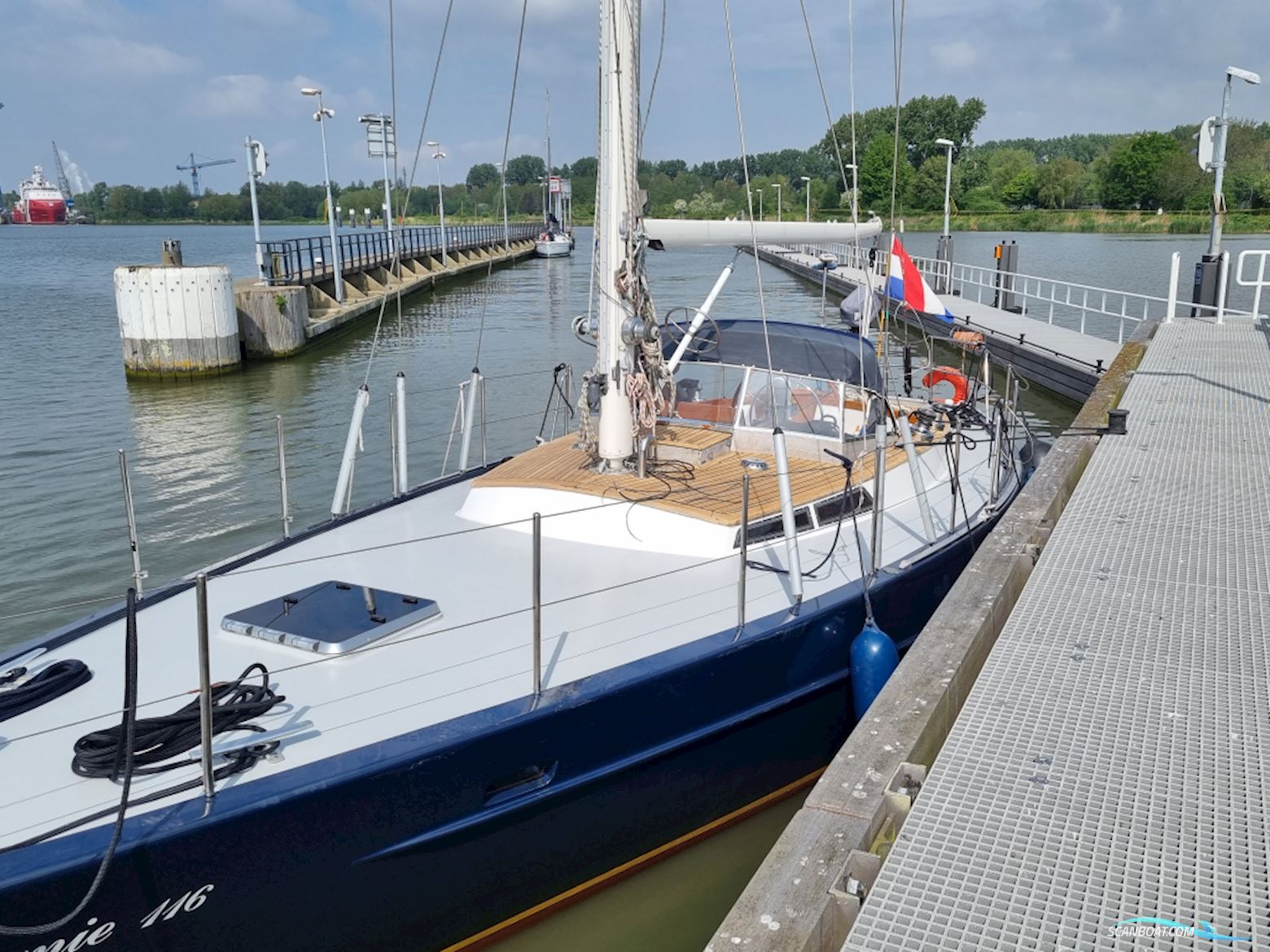 Van Dam Nordia 41 Segelbåt 1978, med Ford Sabre motor, Holland