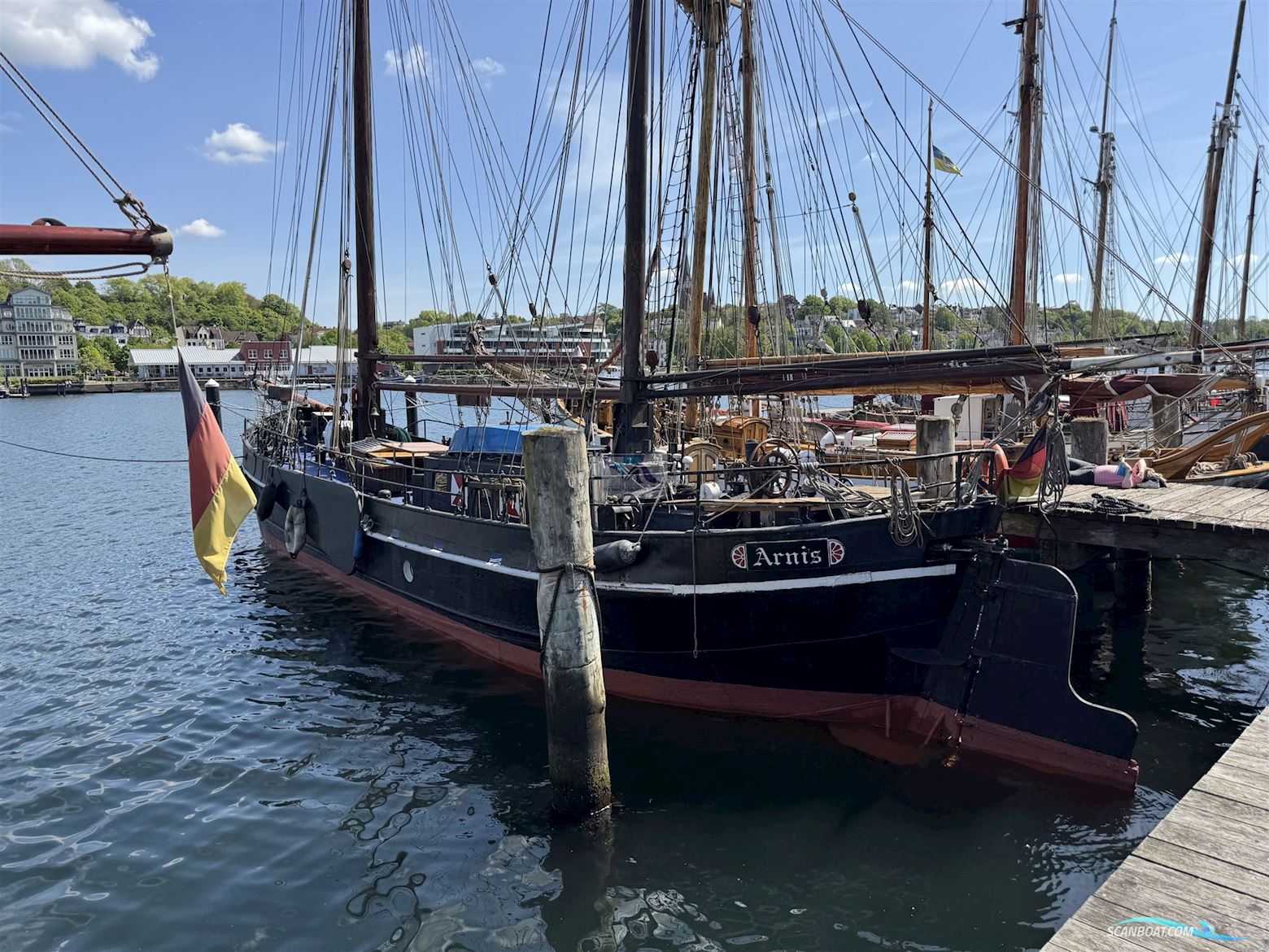 Wagrawerft Lübeck Ewer Segelbåt 1925, med Cummins motor, Tyskland