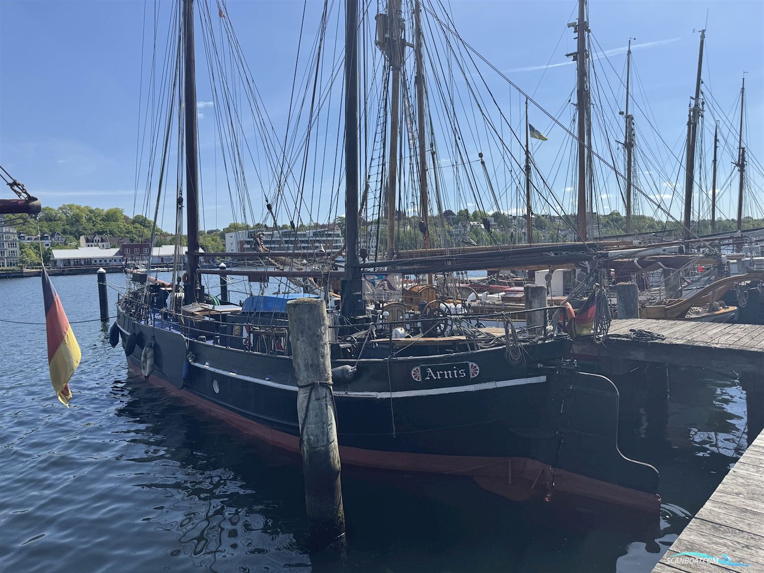 Wagrawerft Lübeck Ewer Segelbåt 1925, med Cummins motor, Tyskland