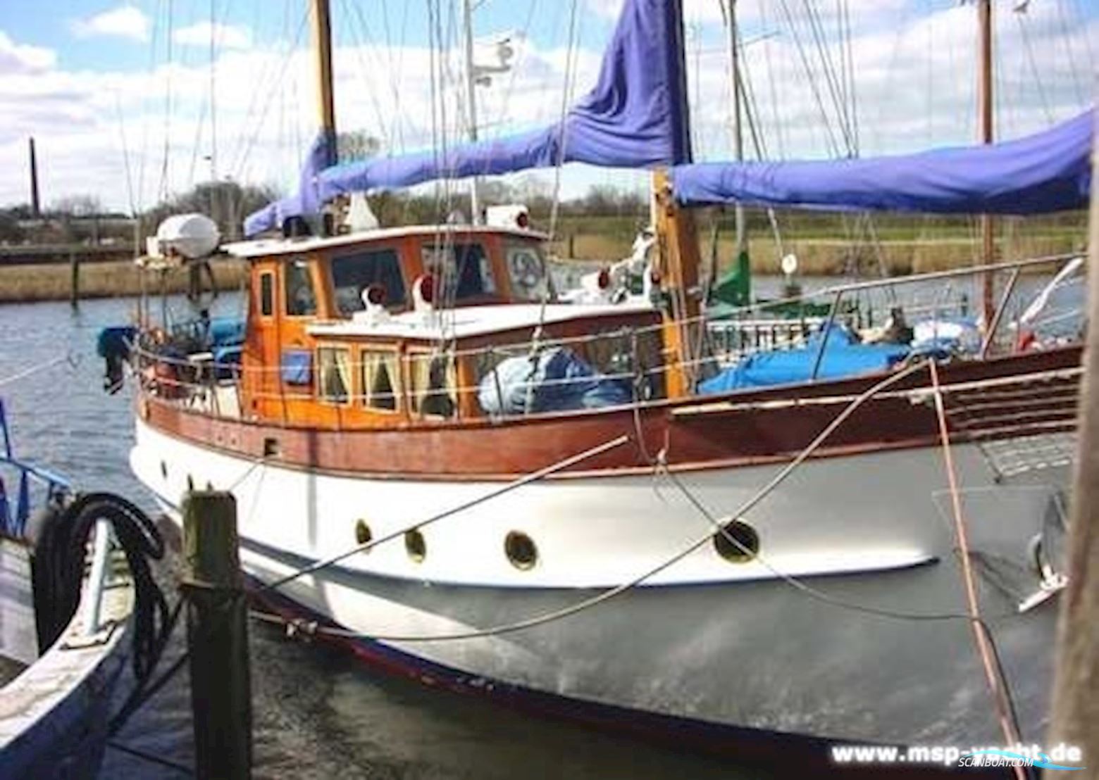 Werft-Lührs Lührsen Kutteryacht 21,50 m Segelbåt 1968, med Man-M D4146 motor, Tyskland