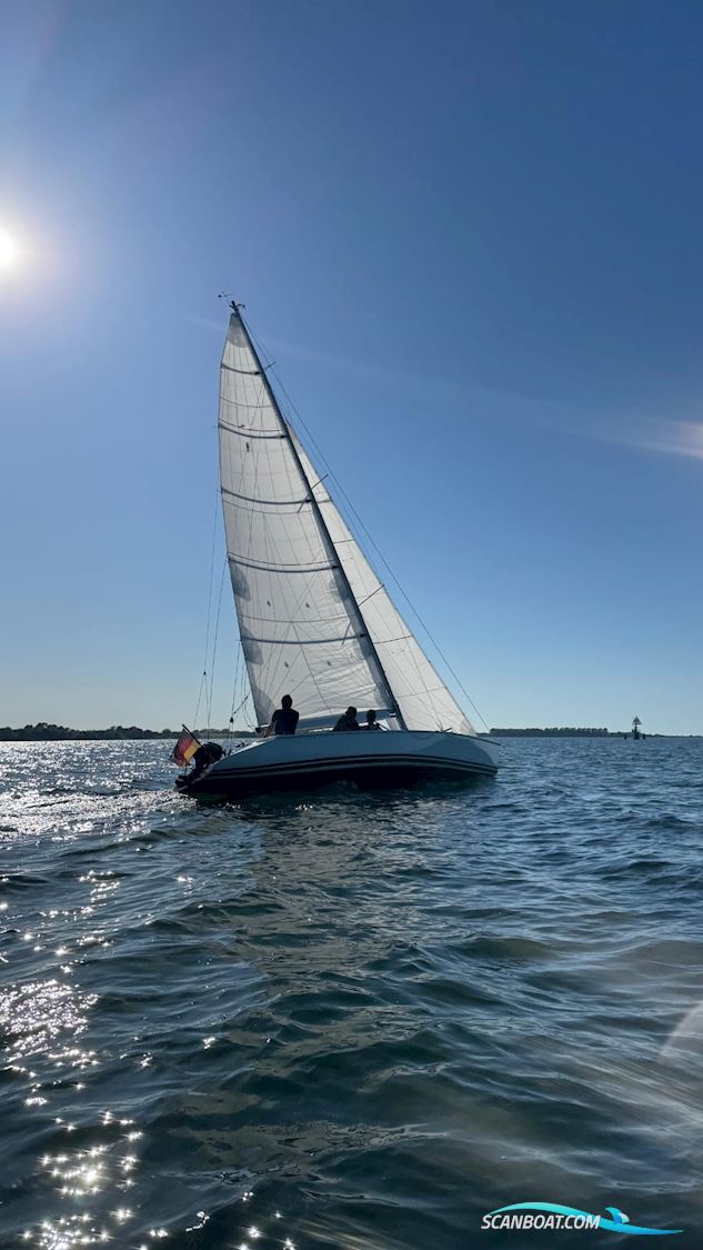 11 metre one design Segelboot 1994, mit Mercury F8 ELH motor, Deutschland