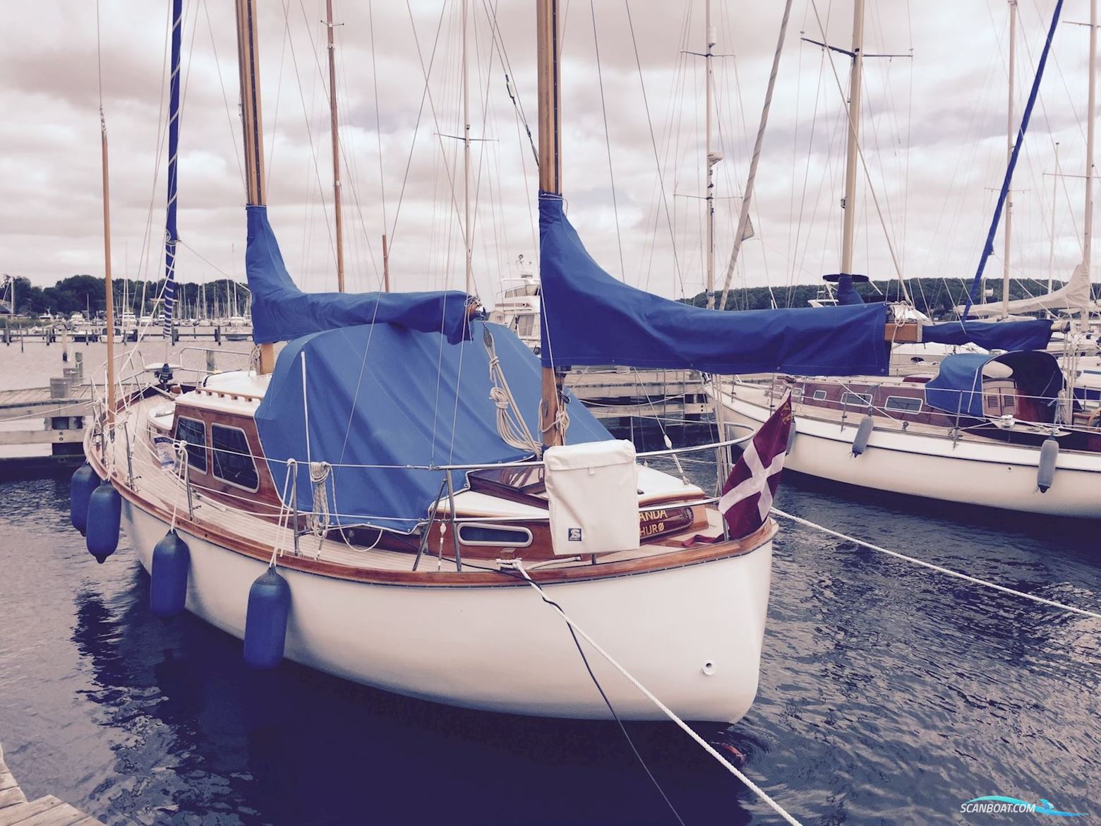 33 Fod Mahogny Ketch Segelboot 1970, mit Volvo Penta MD2030 BCT motor, Dänemark
