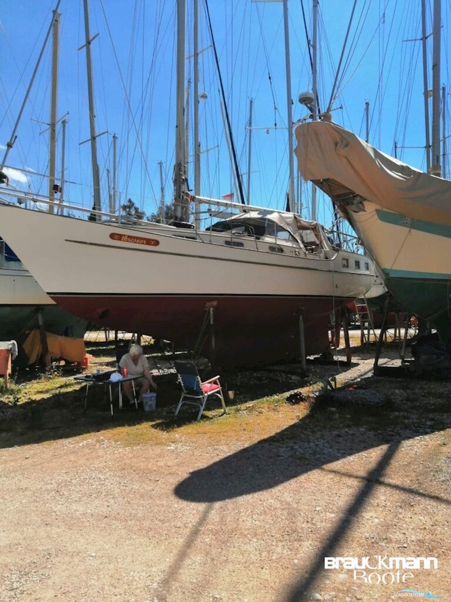 Anne Wever Trintella lV Segelboot 1978, mit Perkins Engines motor, Griechenland