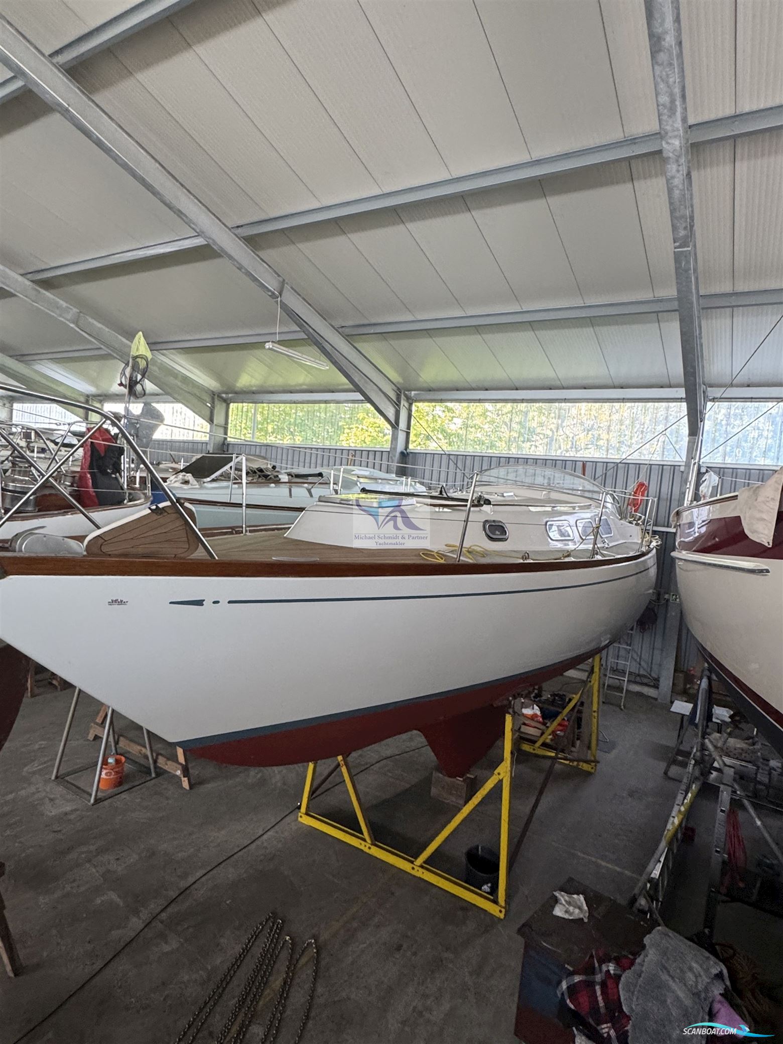 Asmus KG Yachtbau Hanseat 70 Segelboot 1971, mit Mercedes OM 636 motor, Deutschland