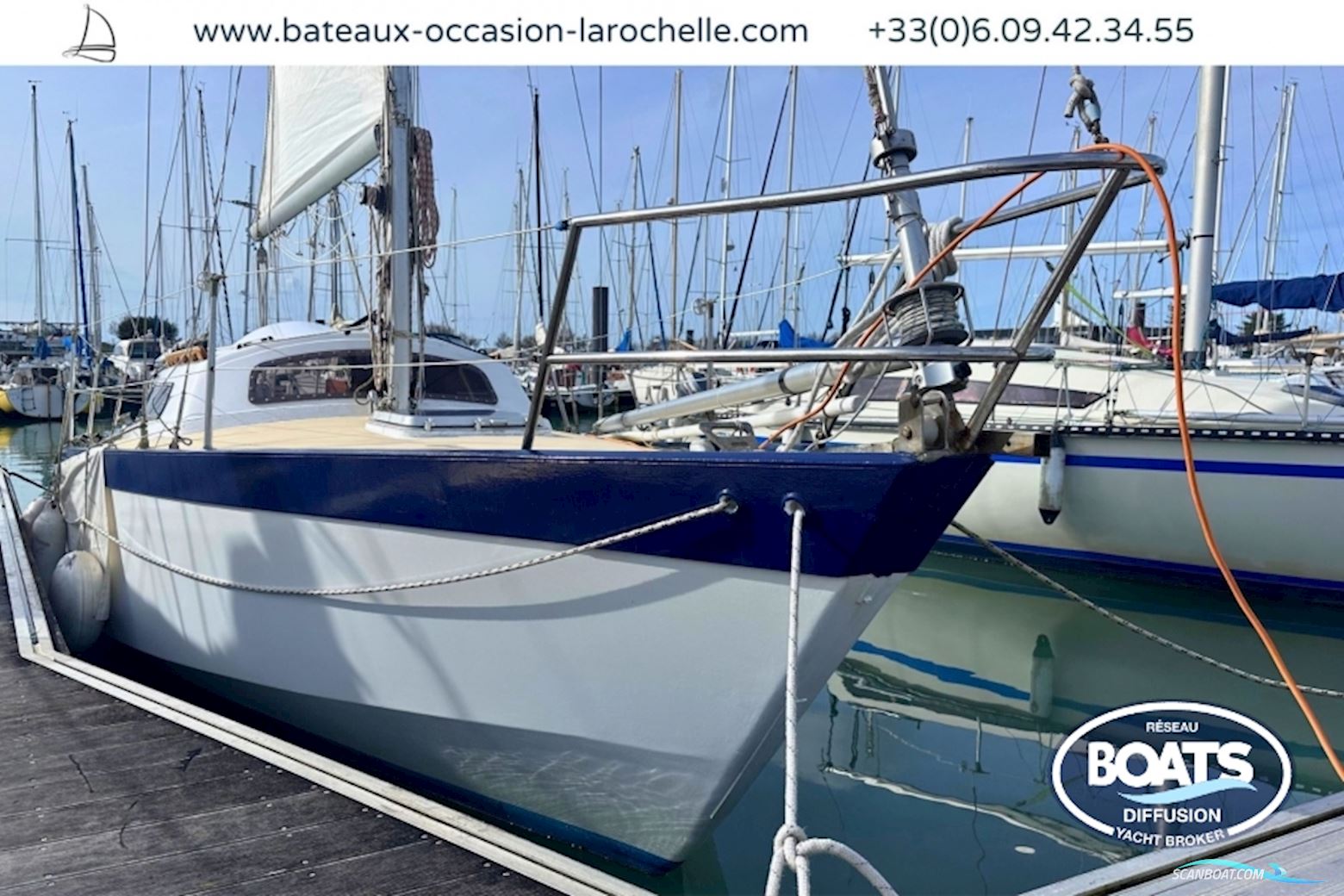 Aubin Armagnac Segelboot 1988, mit Yamaha motor, Frankreich