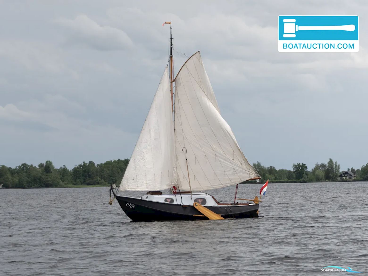 Baarda Grundel 800 Segelboot 1973, mit Yamaha motor, Niederlande