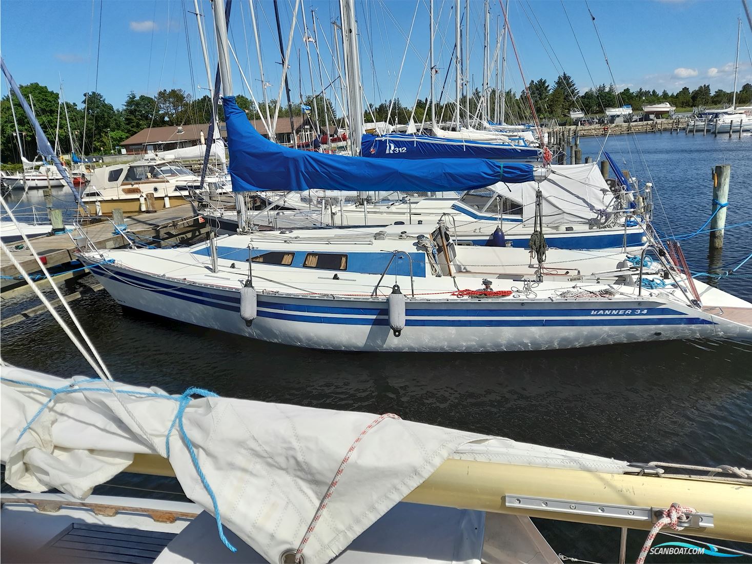 Banner 34 Segelboot 1987, mit Lombardini motor, Dänemark